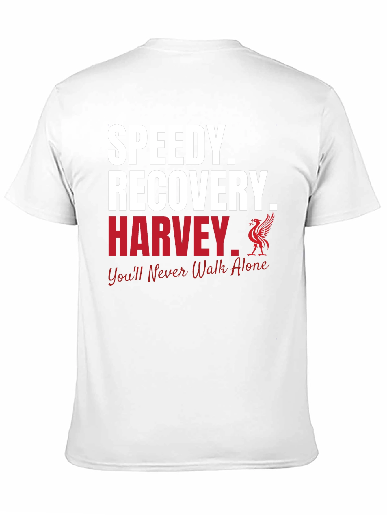 Speedy Recovery Harvey T-Shirt - Liverpool Fan Tribute