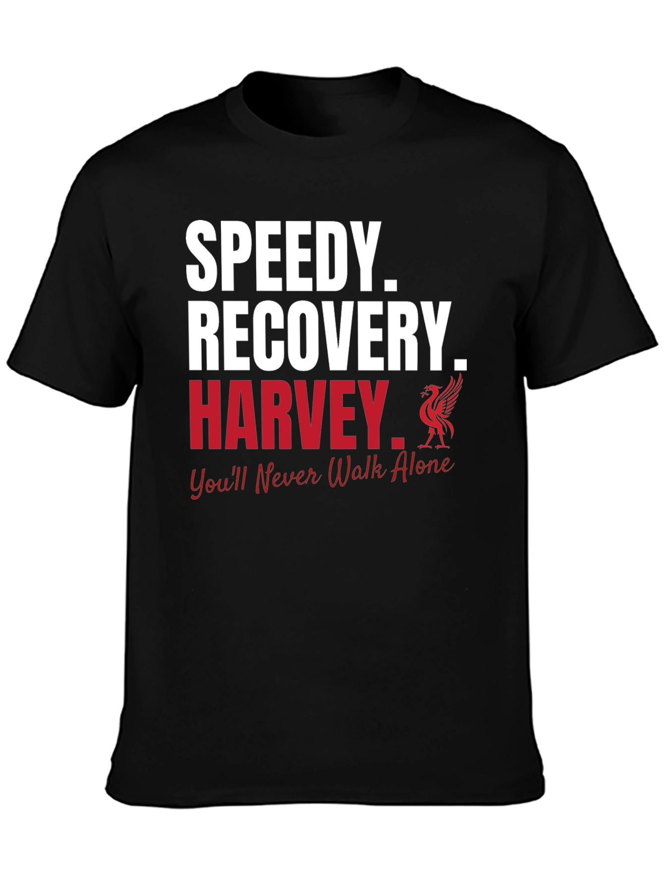 Speedy Recovery Harvey T-Shirt - Liverpool Fan Tribute