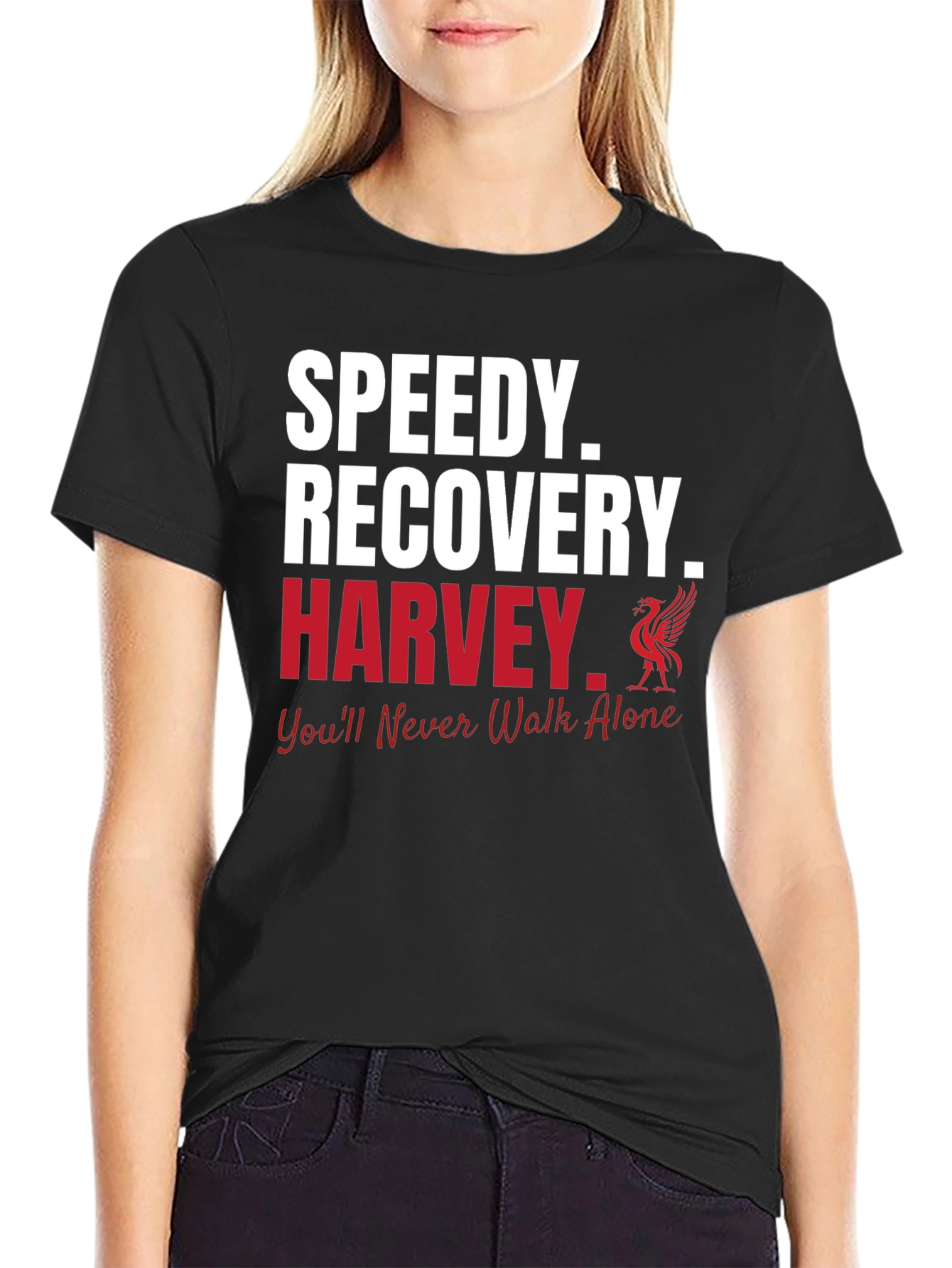 Speedy Recovery Harvey T-Shirt - Liverpool Fan Tribute