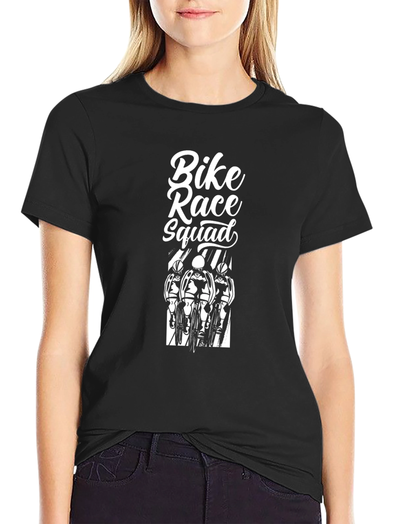 Bike Race Squad Black T-Shirt