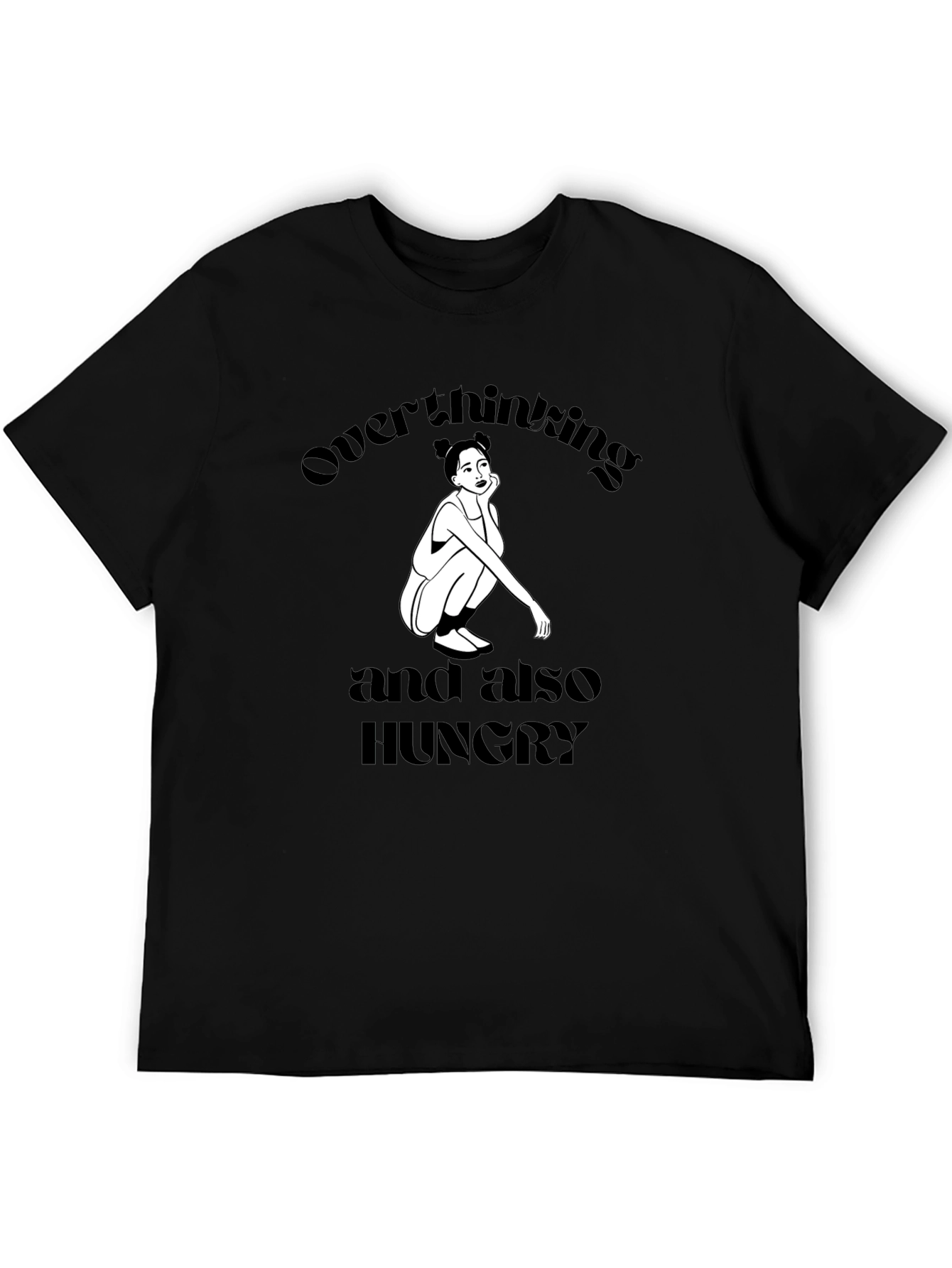 Overthinking and Hungry Graphic Tee
