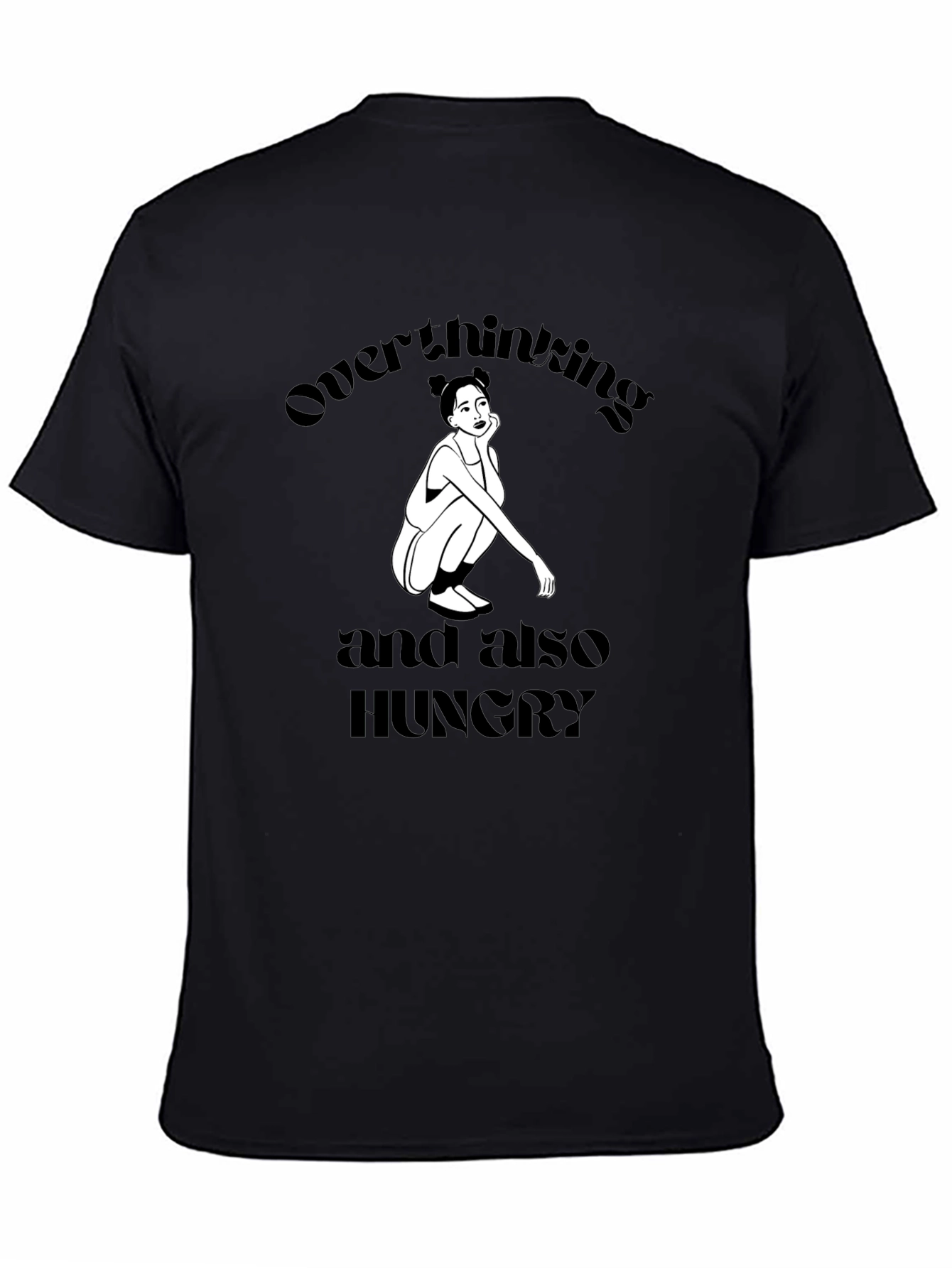 Overthinking and Hungry Graphic Tee