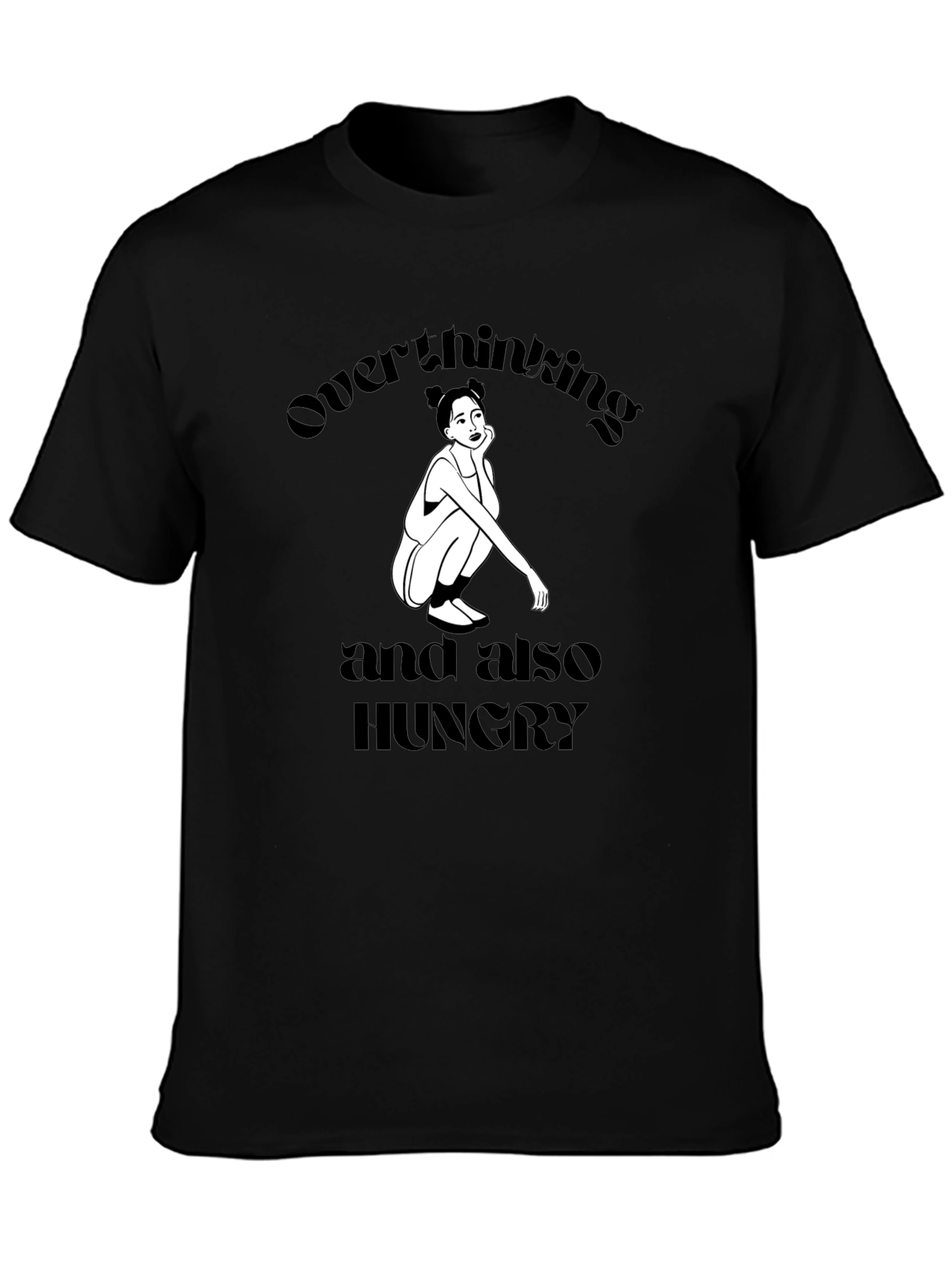 Overthinking and Hungry Graphic Tee