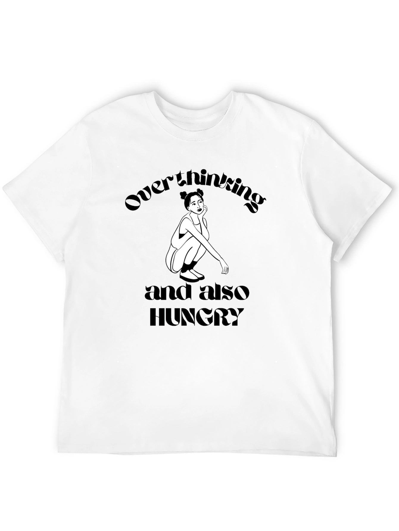 Overthinking and Hungry Graphic Tee