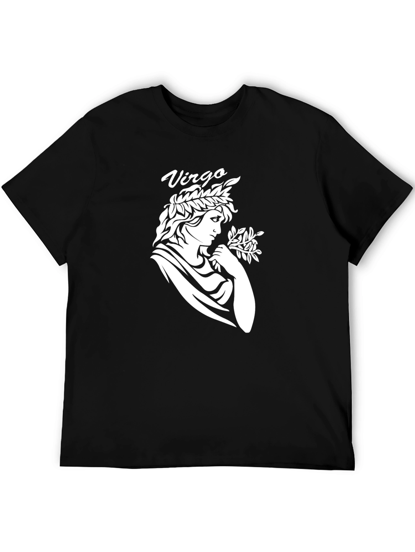 Virgo Zodiac Sign T-Shirt - Classic Black Tee