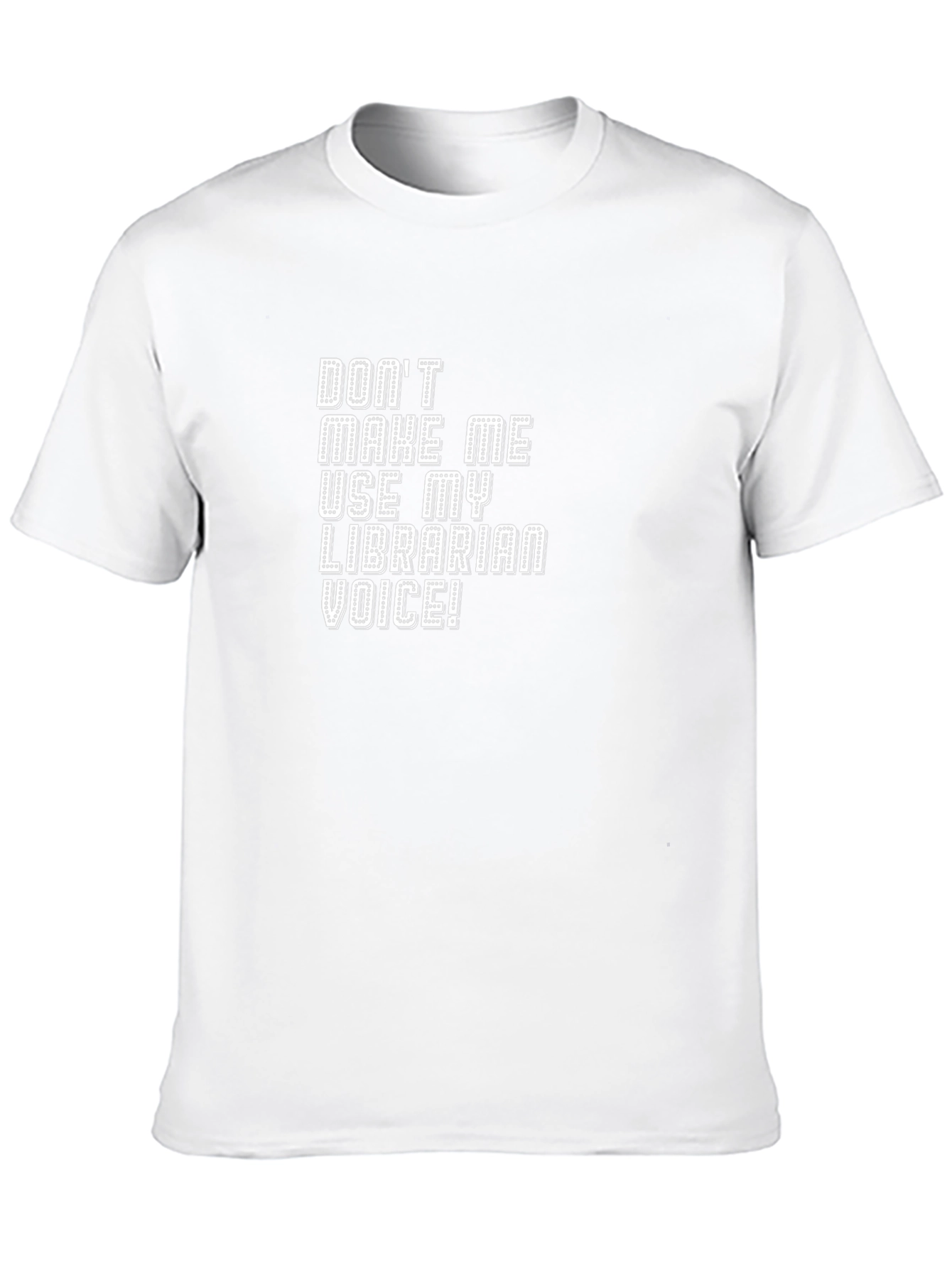 Librarian Voice Novelty Graphic Tee