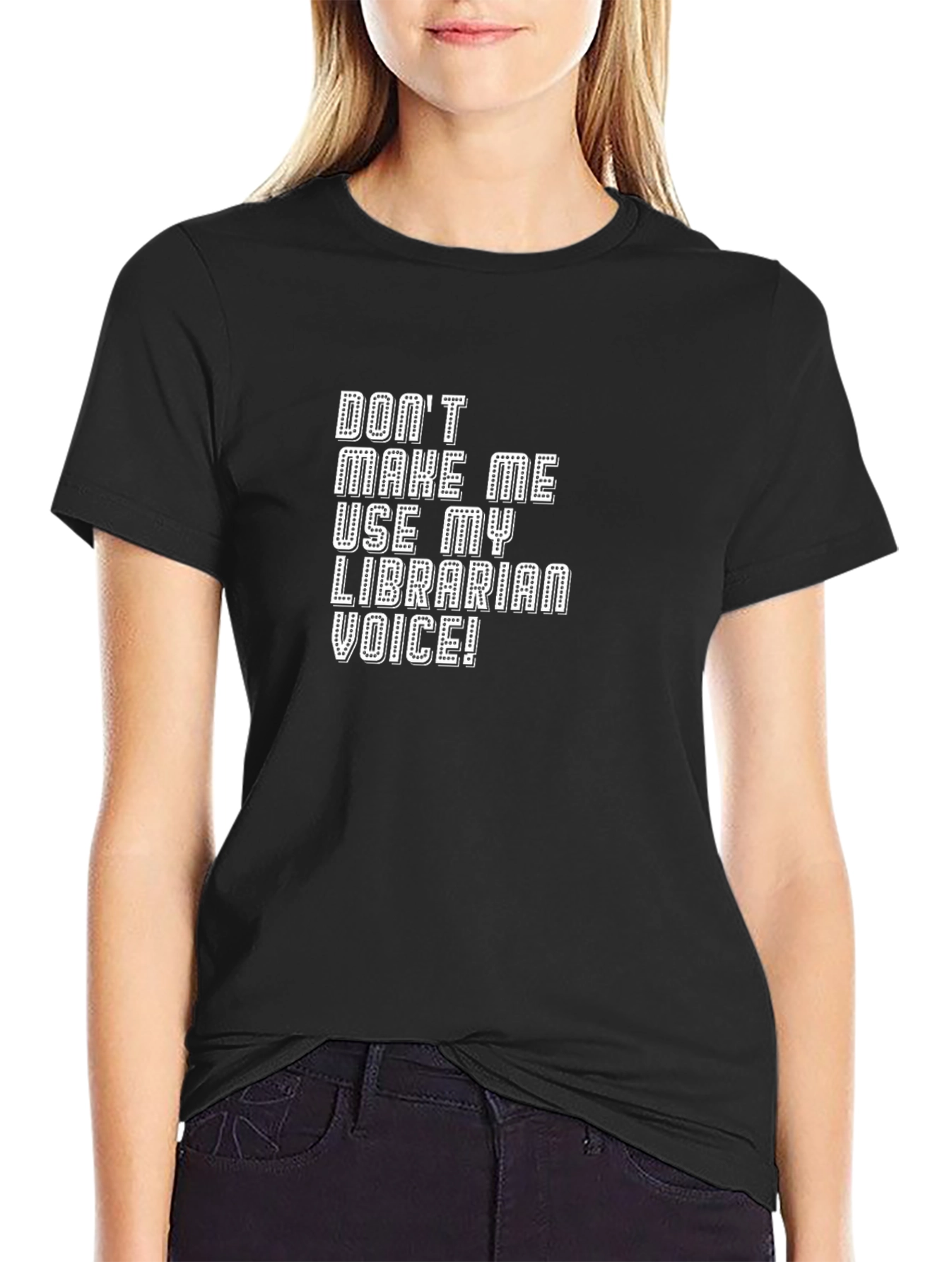 Librarian Voice Novelty Graphic Tee