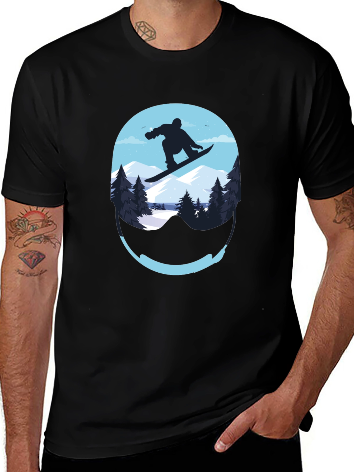 Snowboarder Graphic Tee - Adventure Awaits