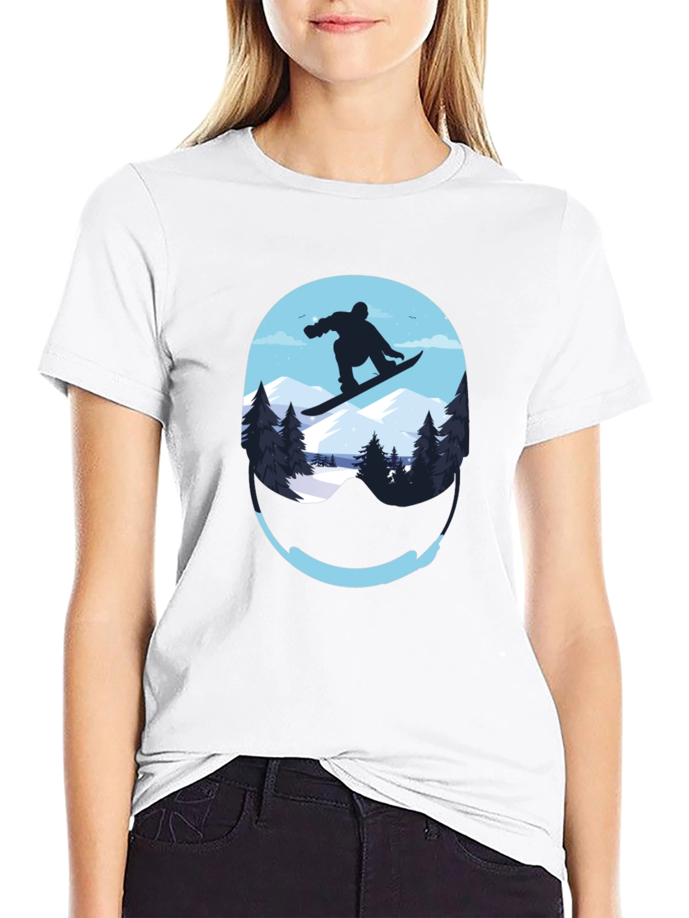Snowboarder Graphic Tee - Adventure Awaits