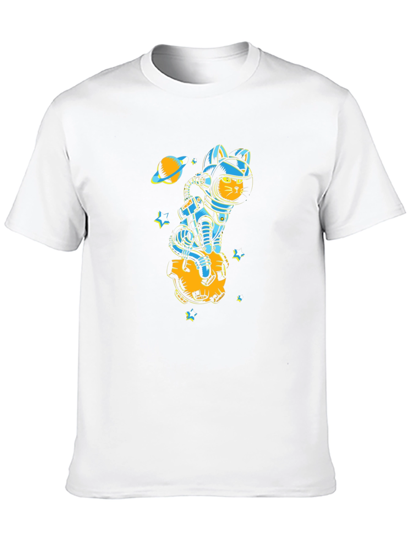 Astronaut Cat T-Shirt - Space Explorer Tee