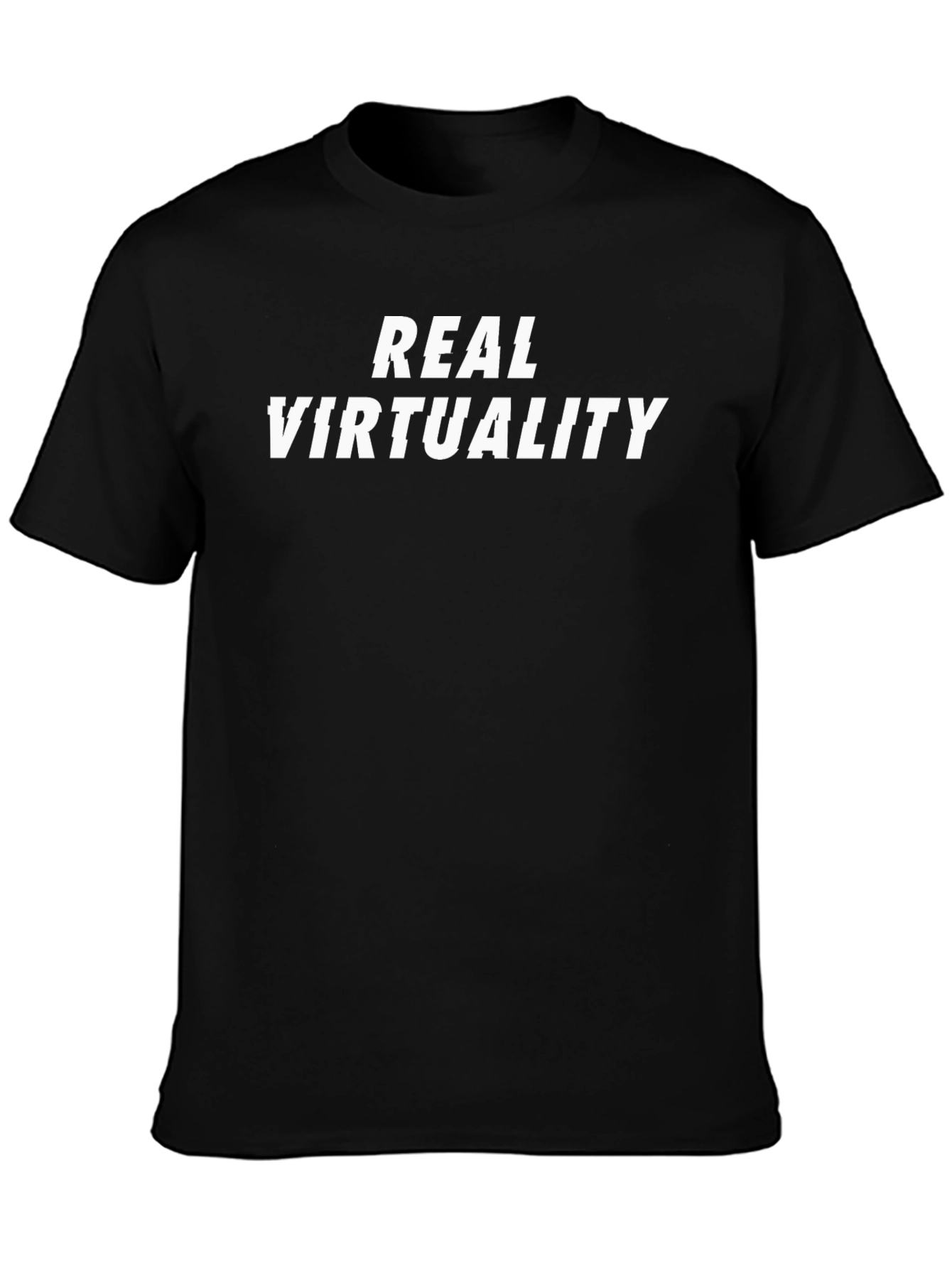 Real Virtuality Graphic T-Shirt - Black