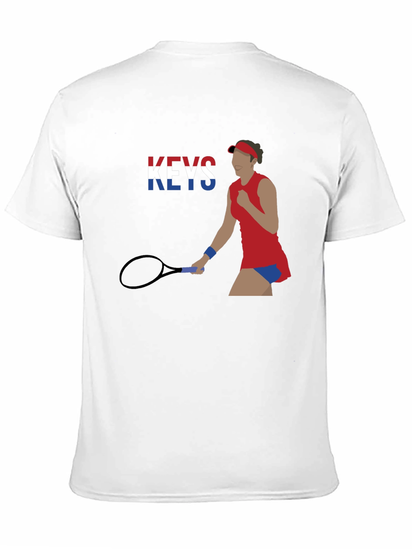 Tennis Player Graphic T-Shirt - Athlete Inspired Tee