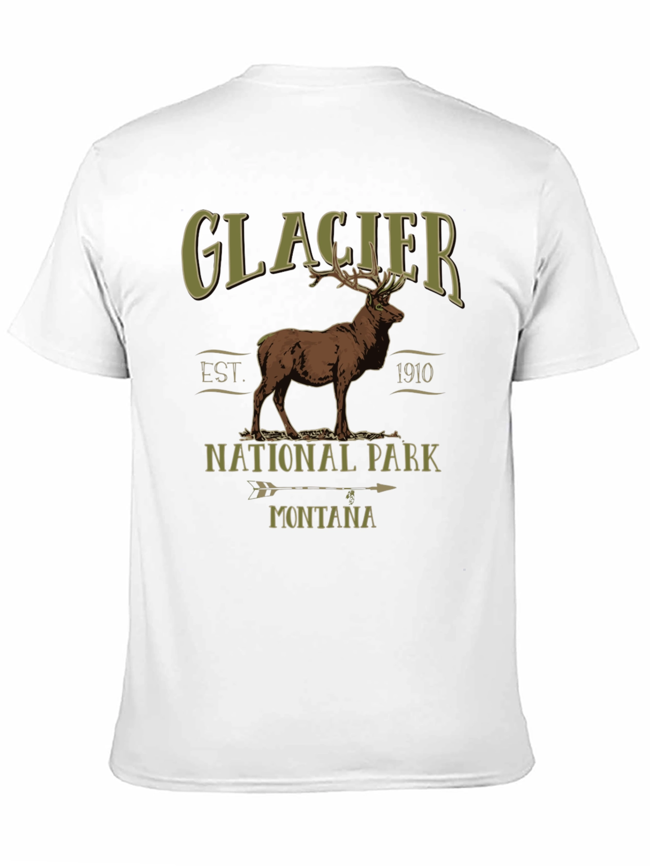 Glacier National Park Elk T-Shirt