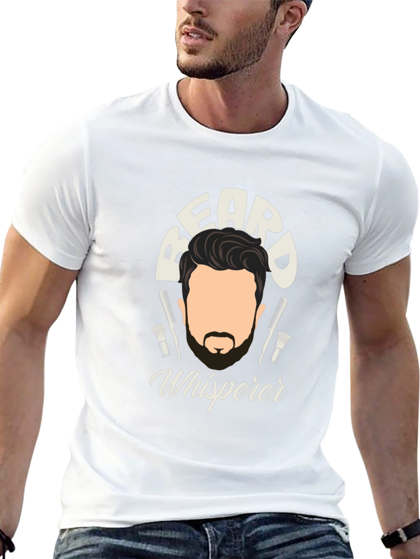 Beard Whisperer Graphic Tee - Barber Gift