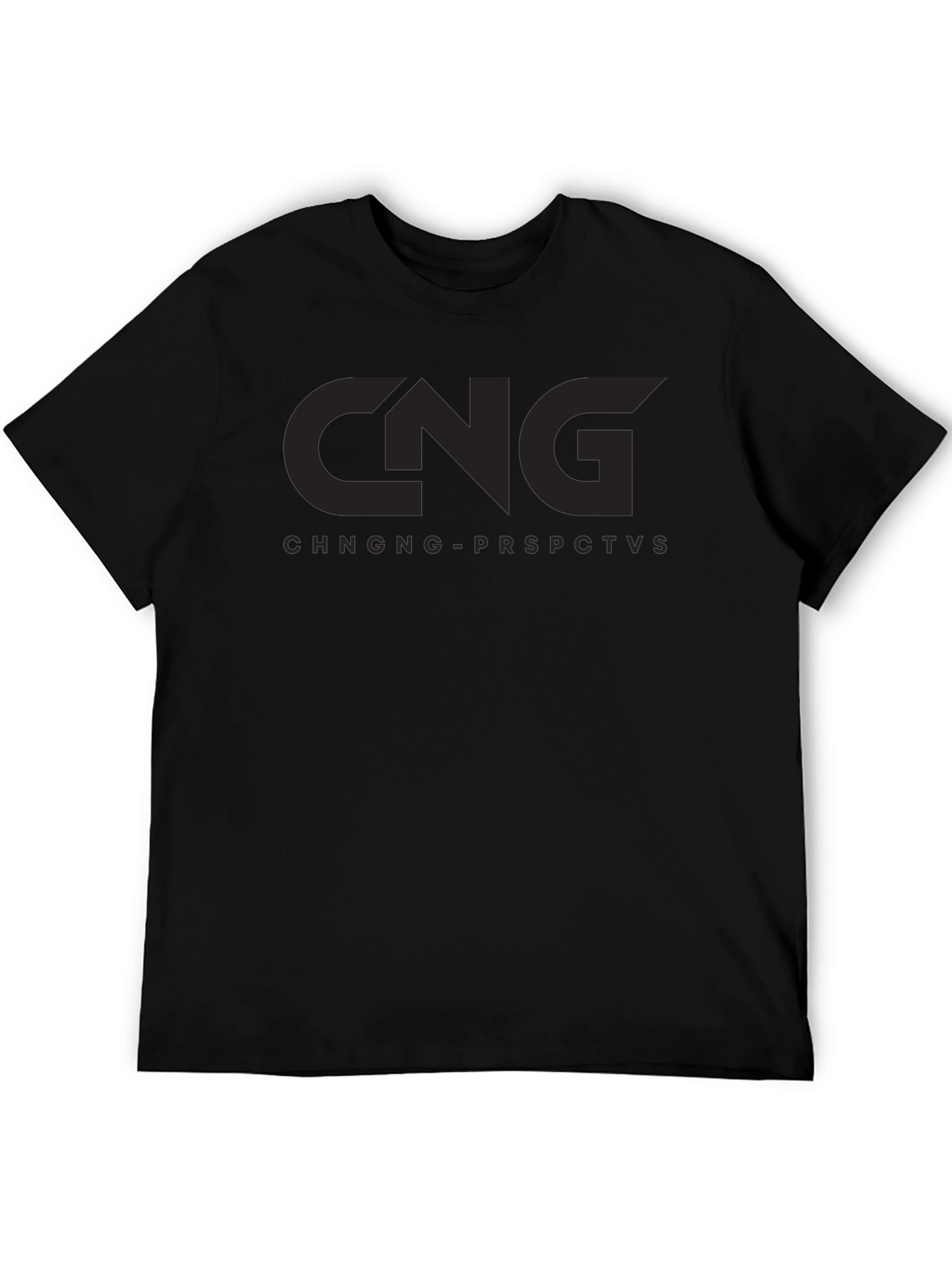 CNG Graphic Black T-Shirt - Modern Style