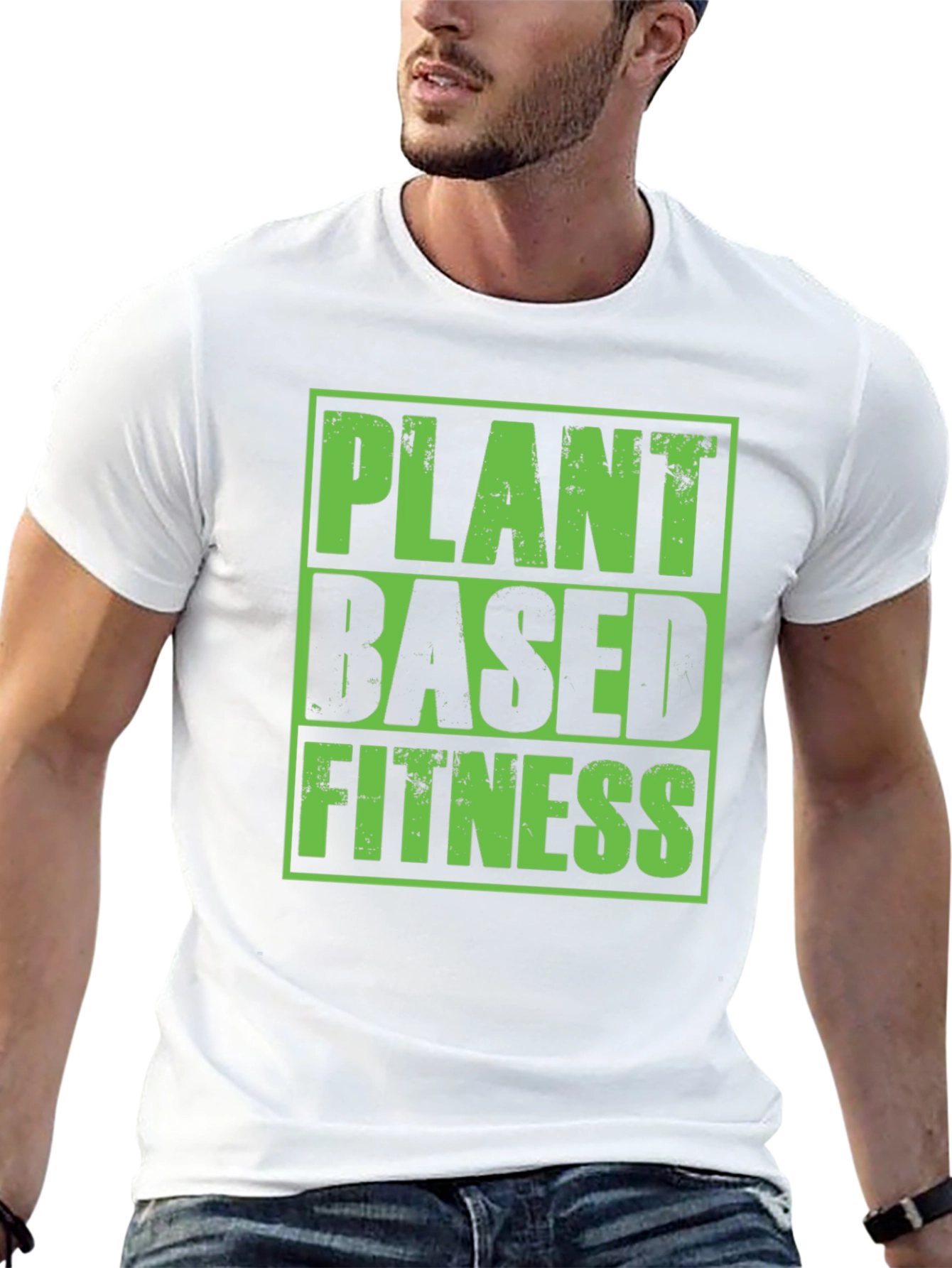 Plant Based Fitness Graphic T-Shirt