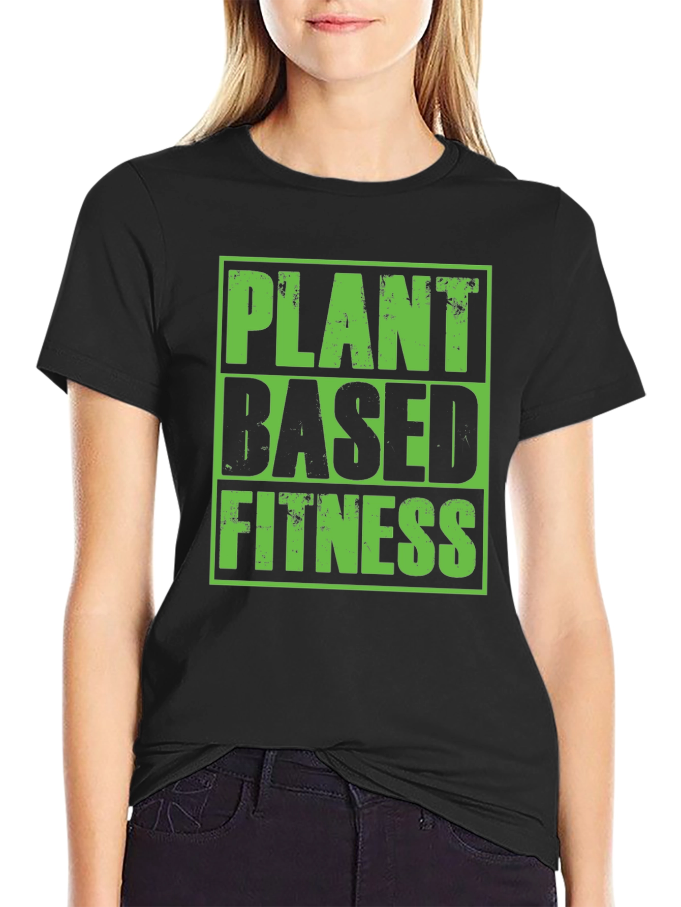 Plant Based Fitness Graphic T-Shirt