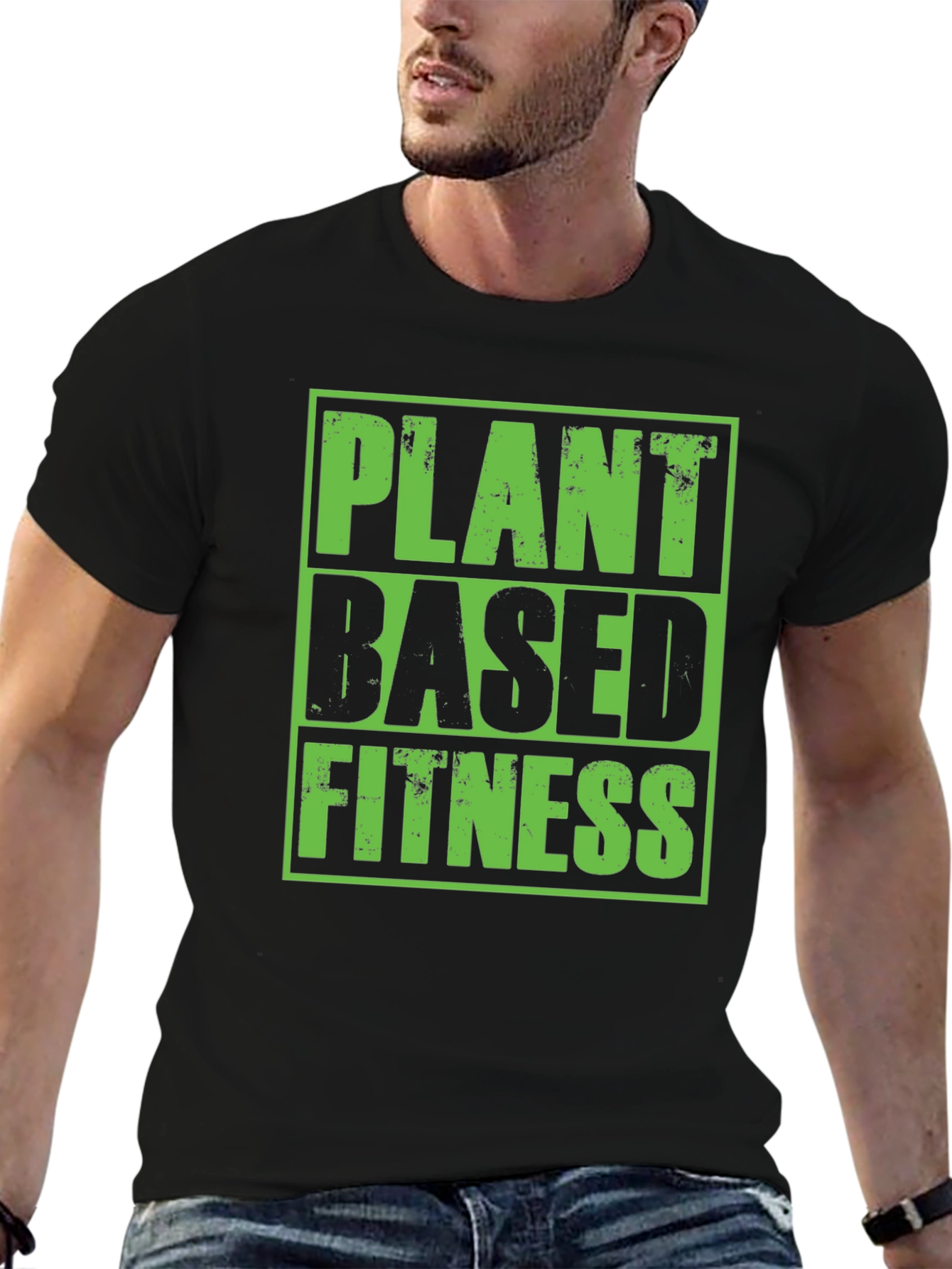 Plant Based Fitness Graphic T-Shirt