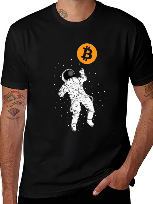 Bitcoin Astronaut T-Shirt - Crypto to the Moon!