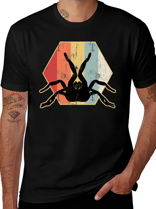 Vintage Spider Hexagon T-Shirt