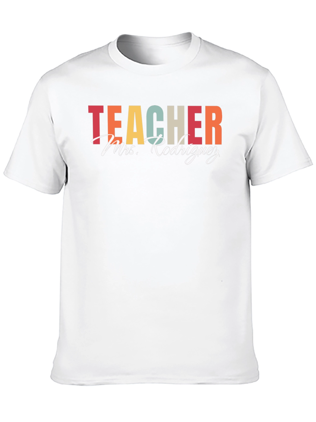 Teacher Mrs. Rodriguez T-Shirt Black Casual Tee