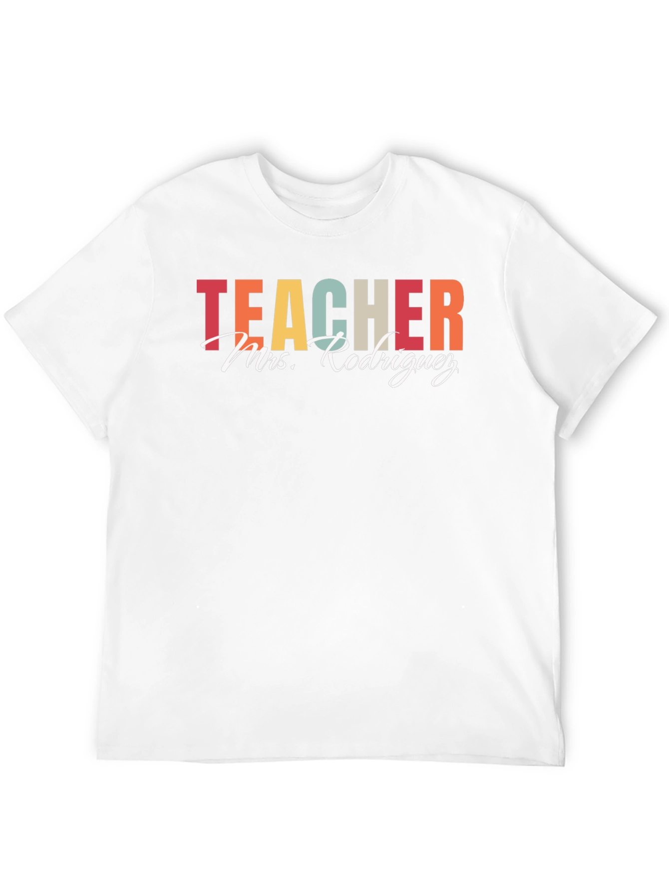 Teacher Mrs. Rodriguez T-Shirt Black Casual Tee