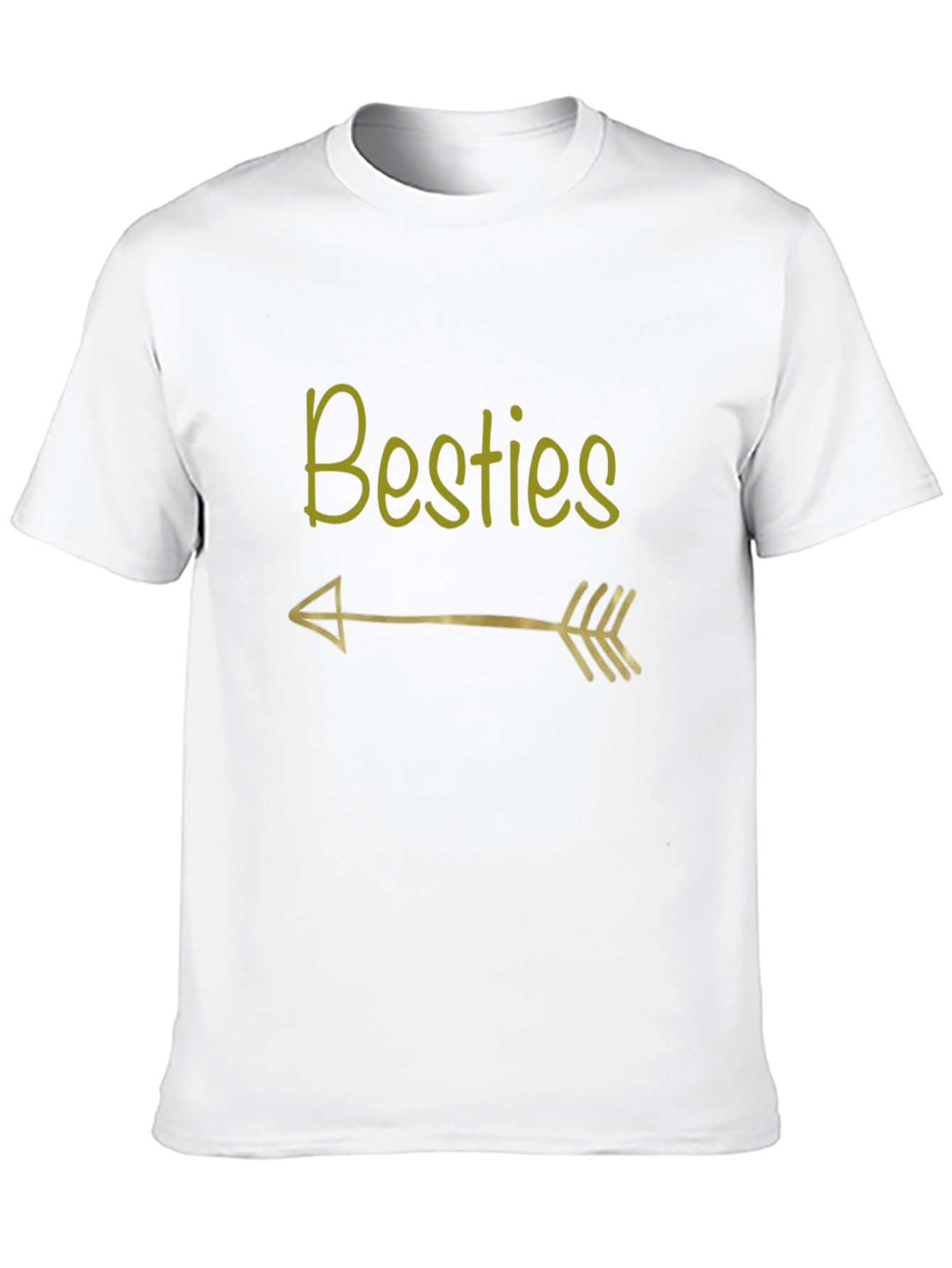 Besties Arrow Graphic Tee - Trendy Casual Top