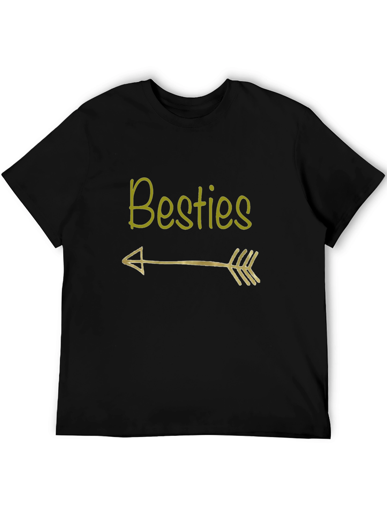Besties Arrow Graphic Tee - Trendy Casual Top