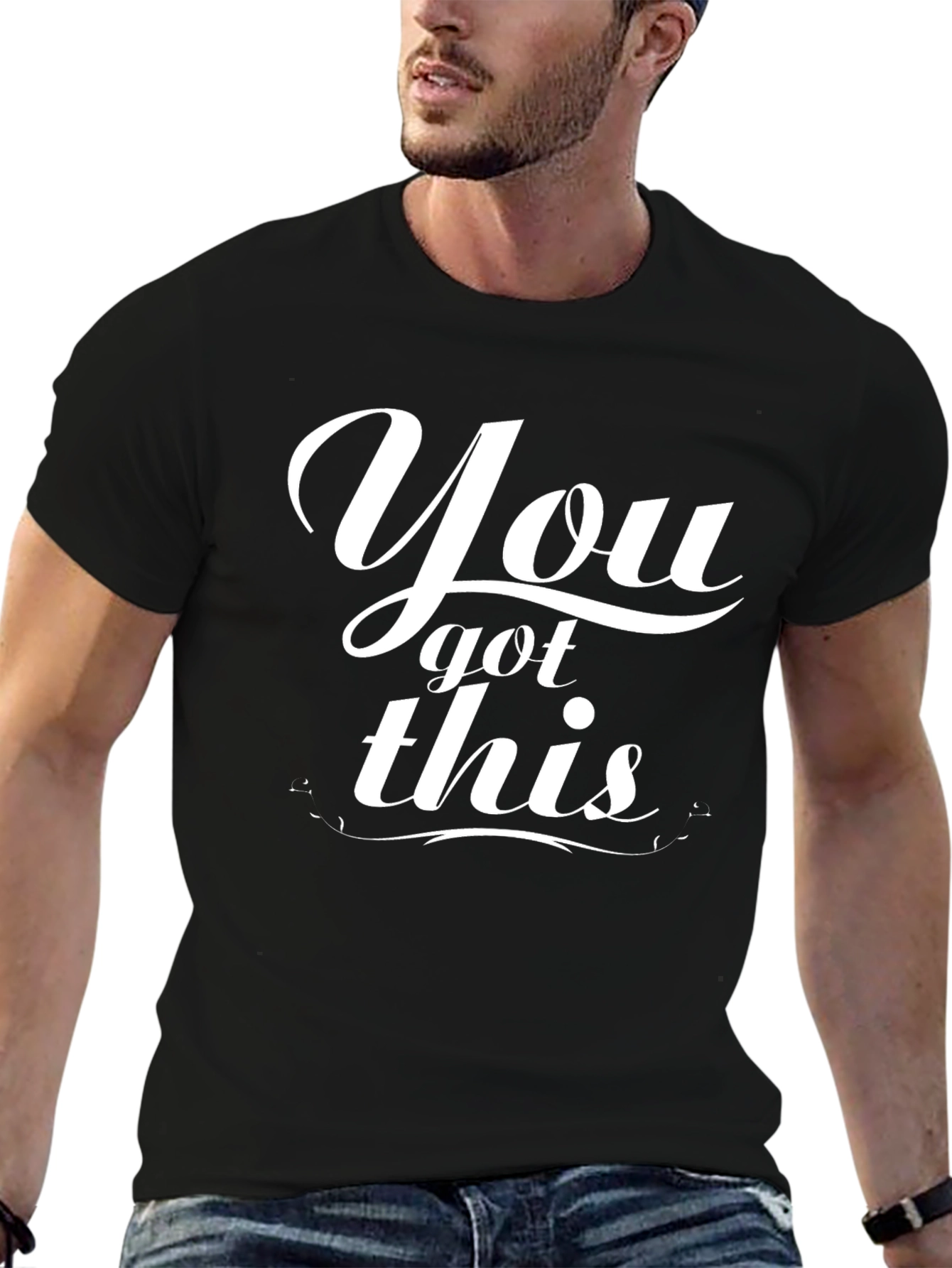 Motivational Black T-Shirt - You Got This