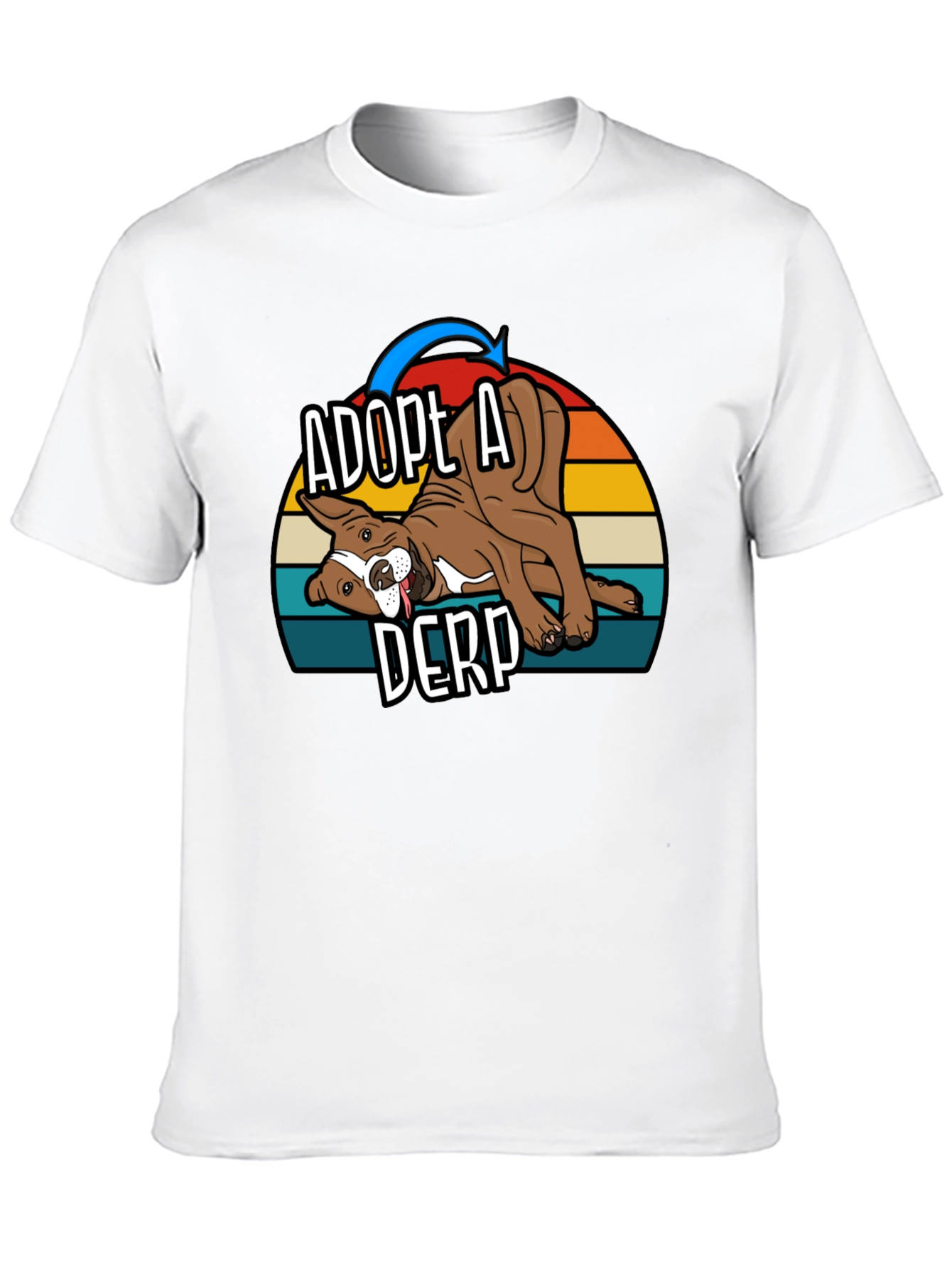 Adopt A Derp Dog Graphic T-Shirt
