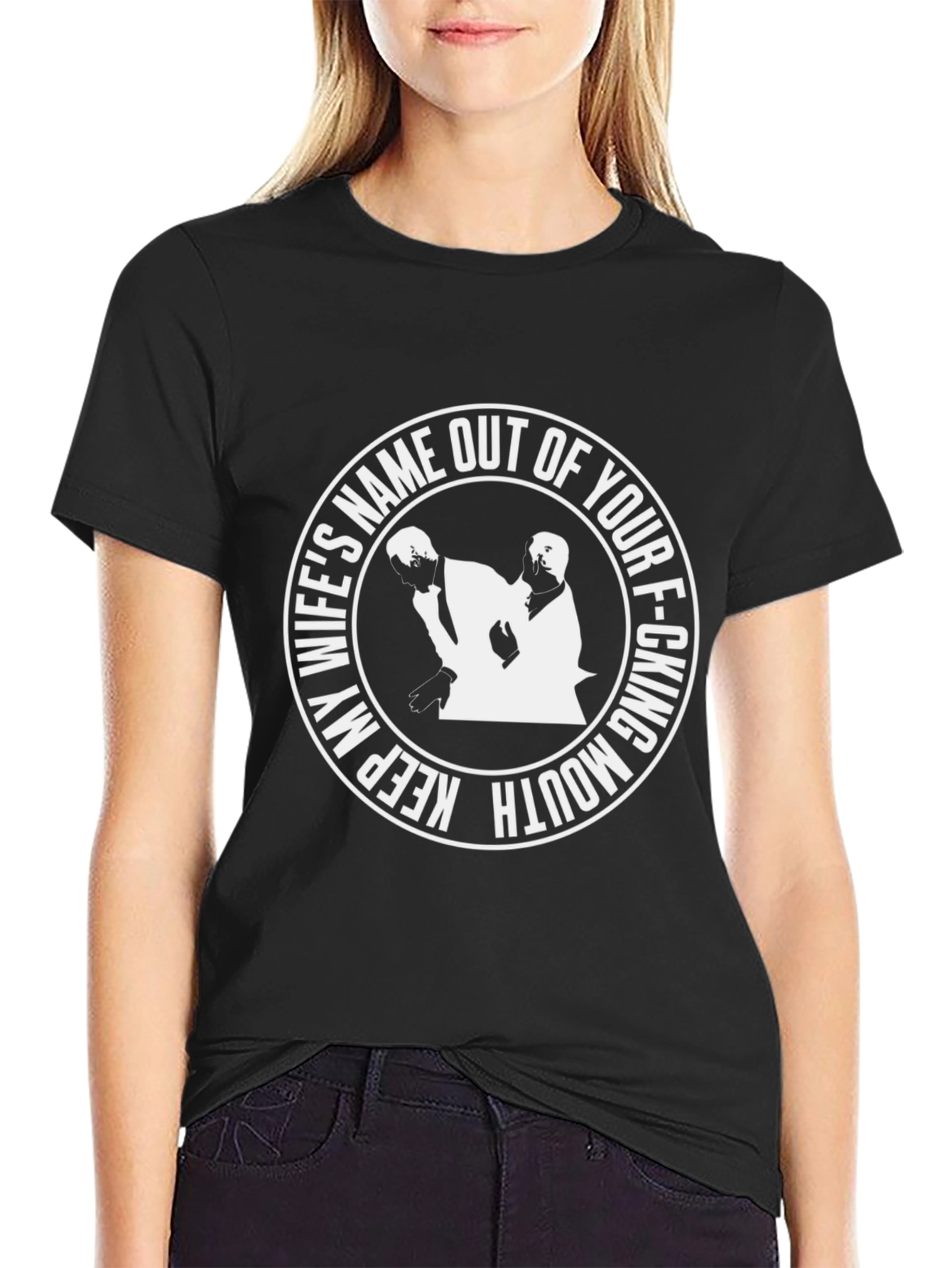 Keep My Wifes Name Outta Your Mouth T-Shirt