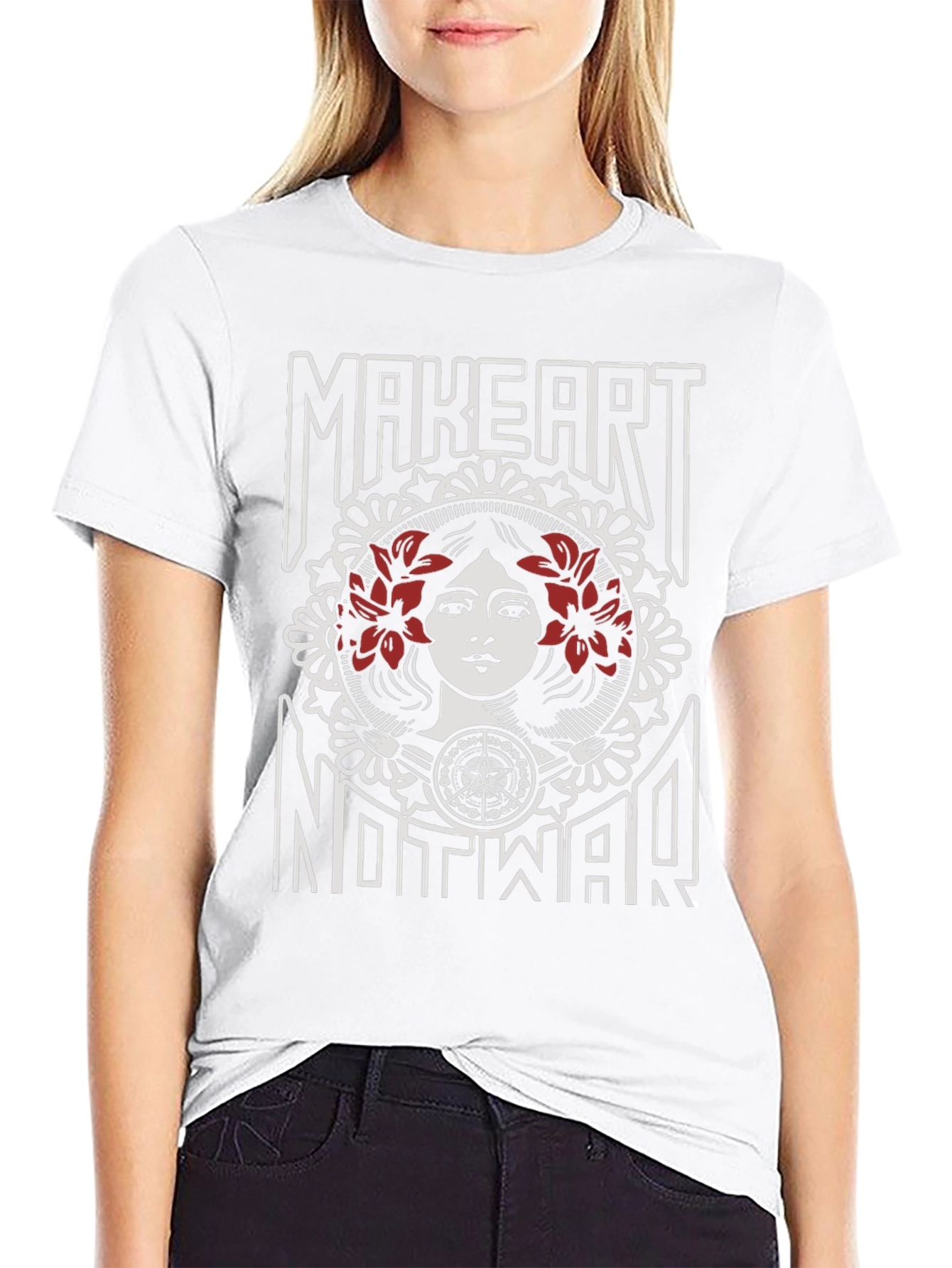 Make Art Not War Graphic T-Shirt