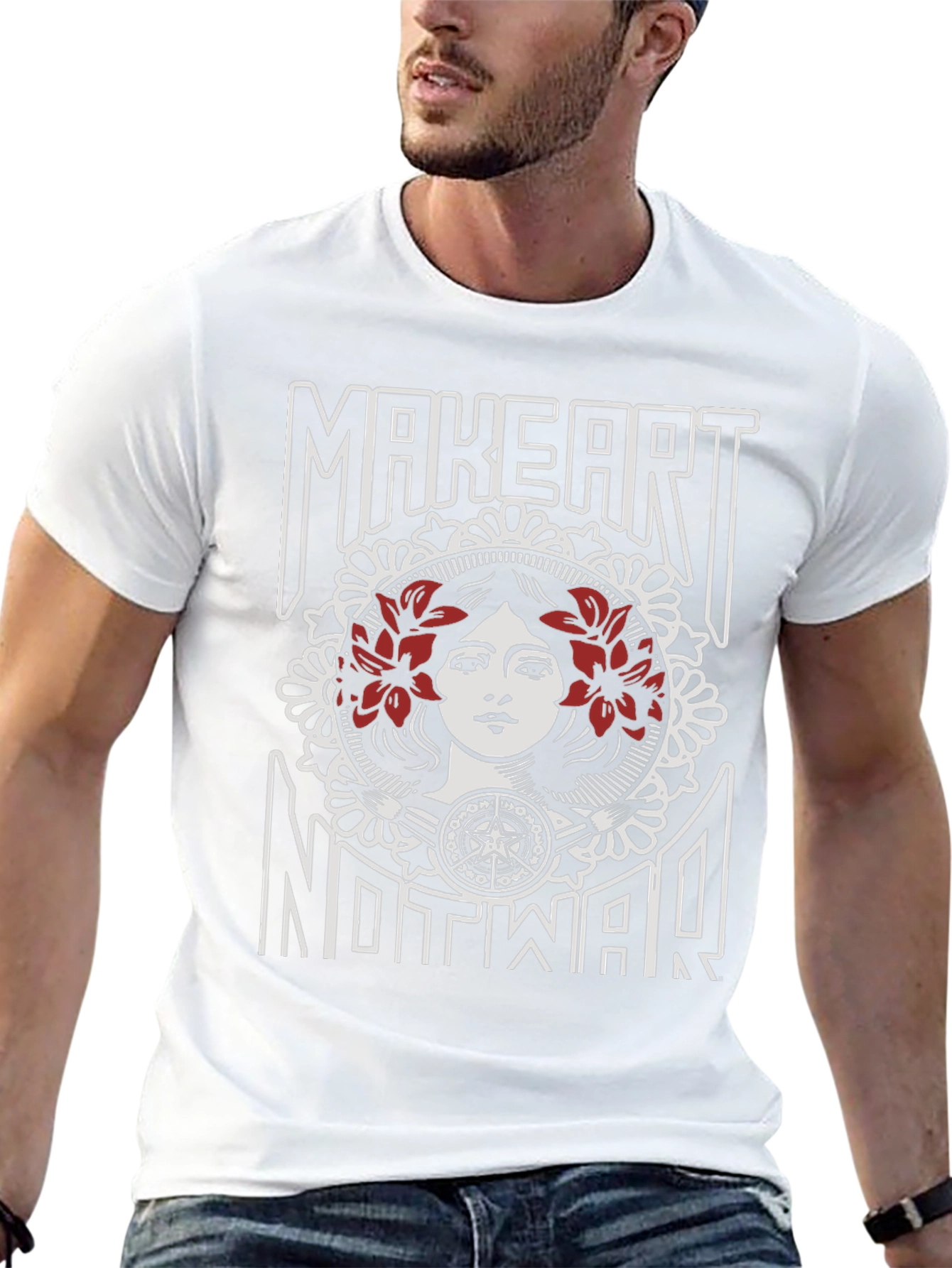 Make Art Not War Graphic T-Shirt