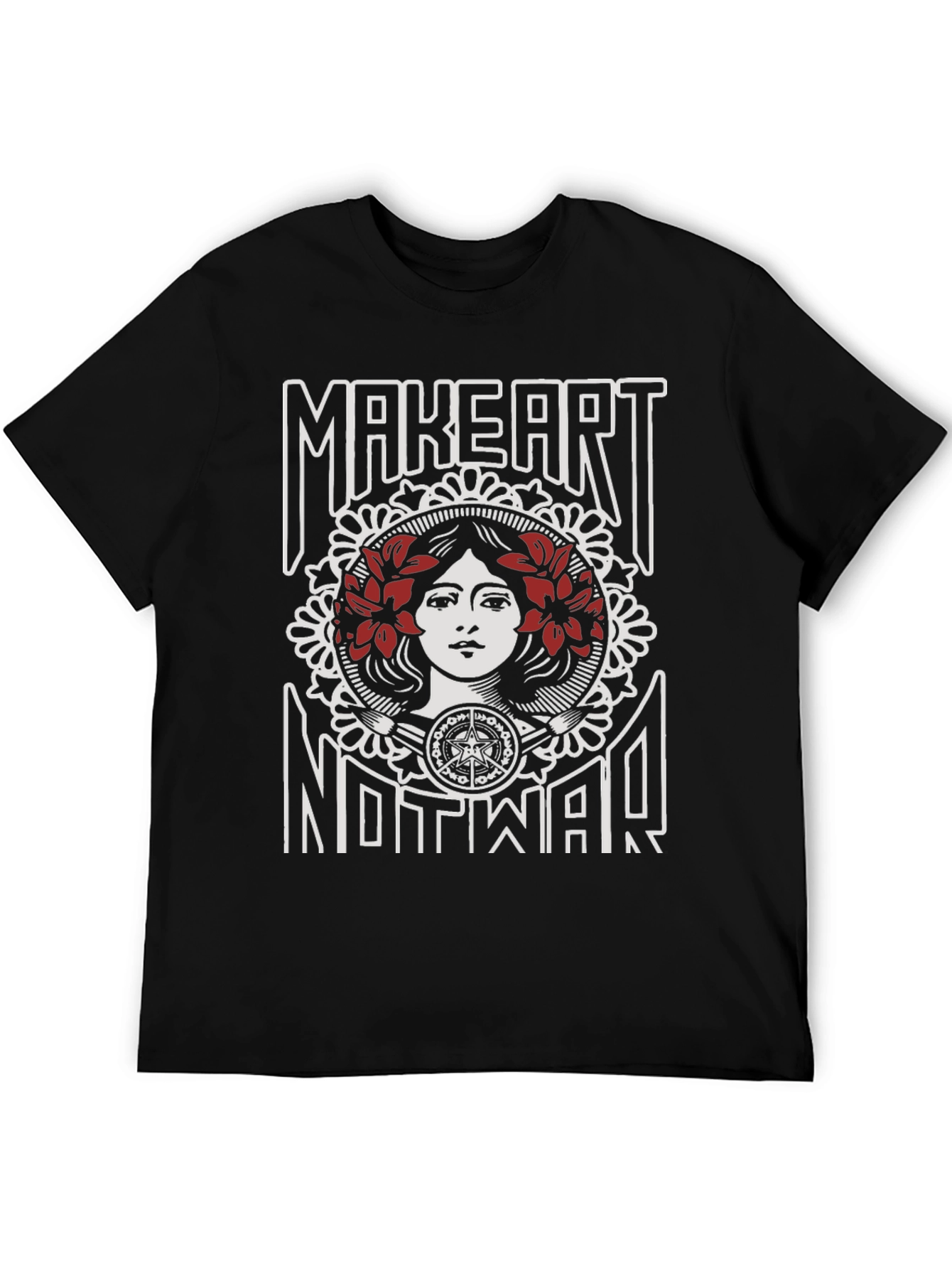 Make Art Not War Graphic T-Shirt