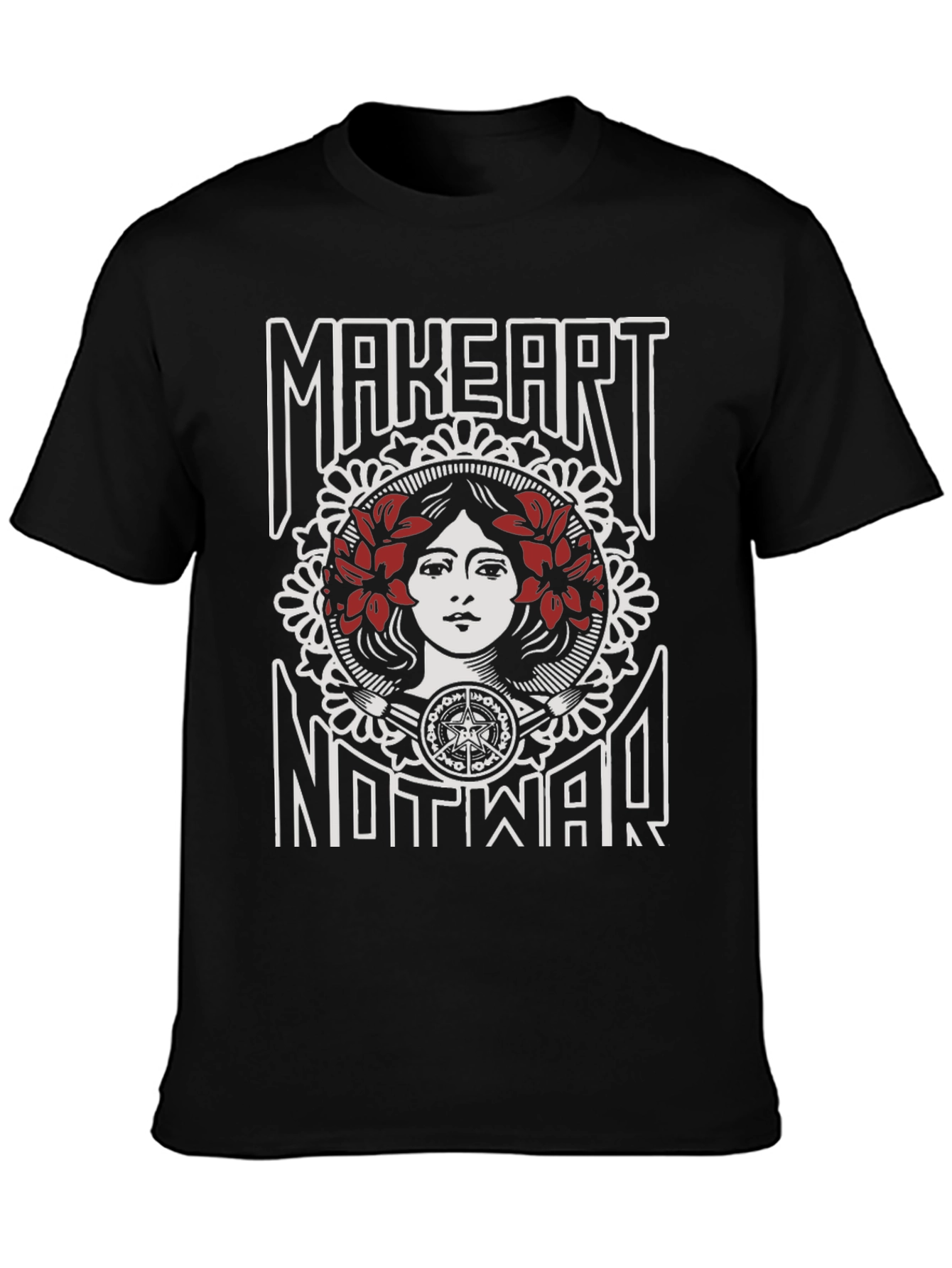 Make Art Not War Graphic T-Shirt