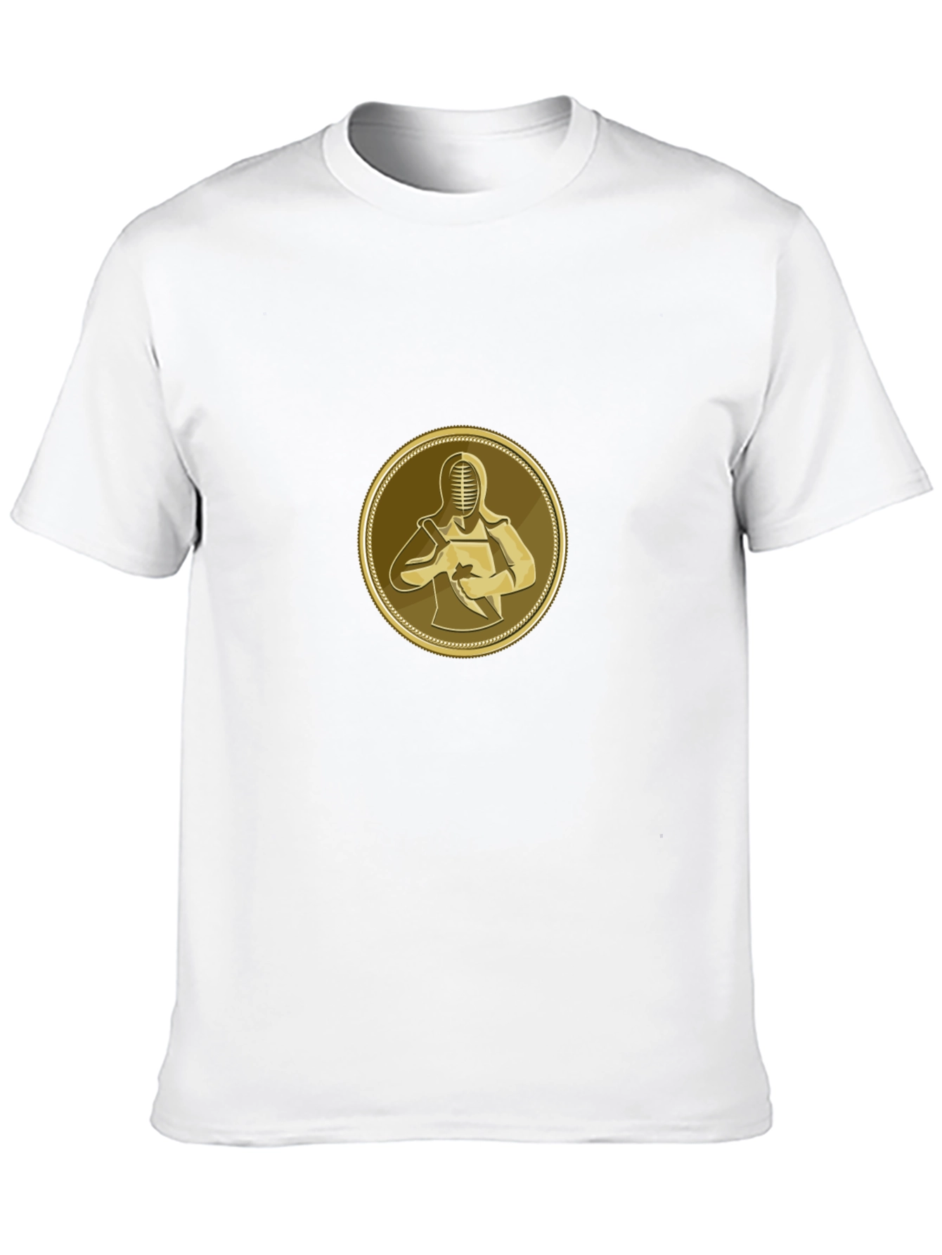 Kendo Black T-Shirt - Martial Arts Samurai Design