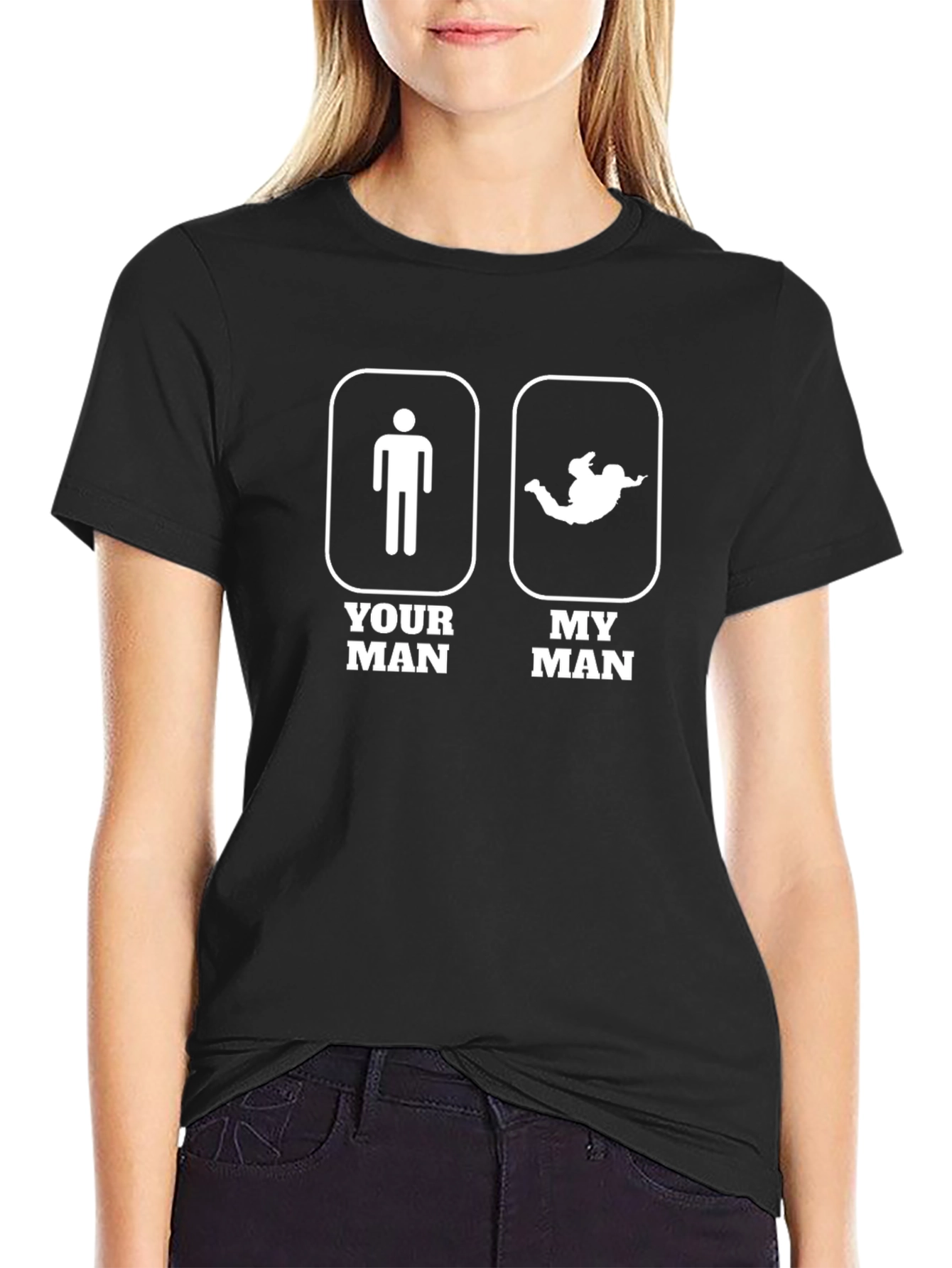 Your Man My Man Skydiving T-Shirt