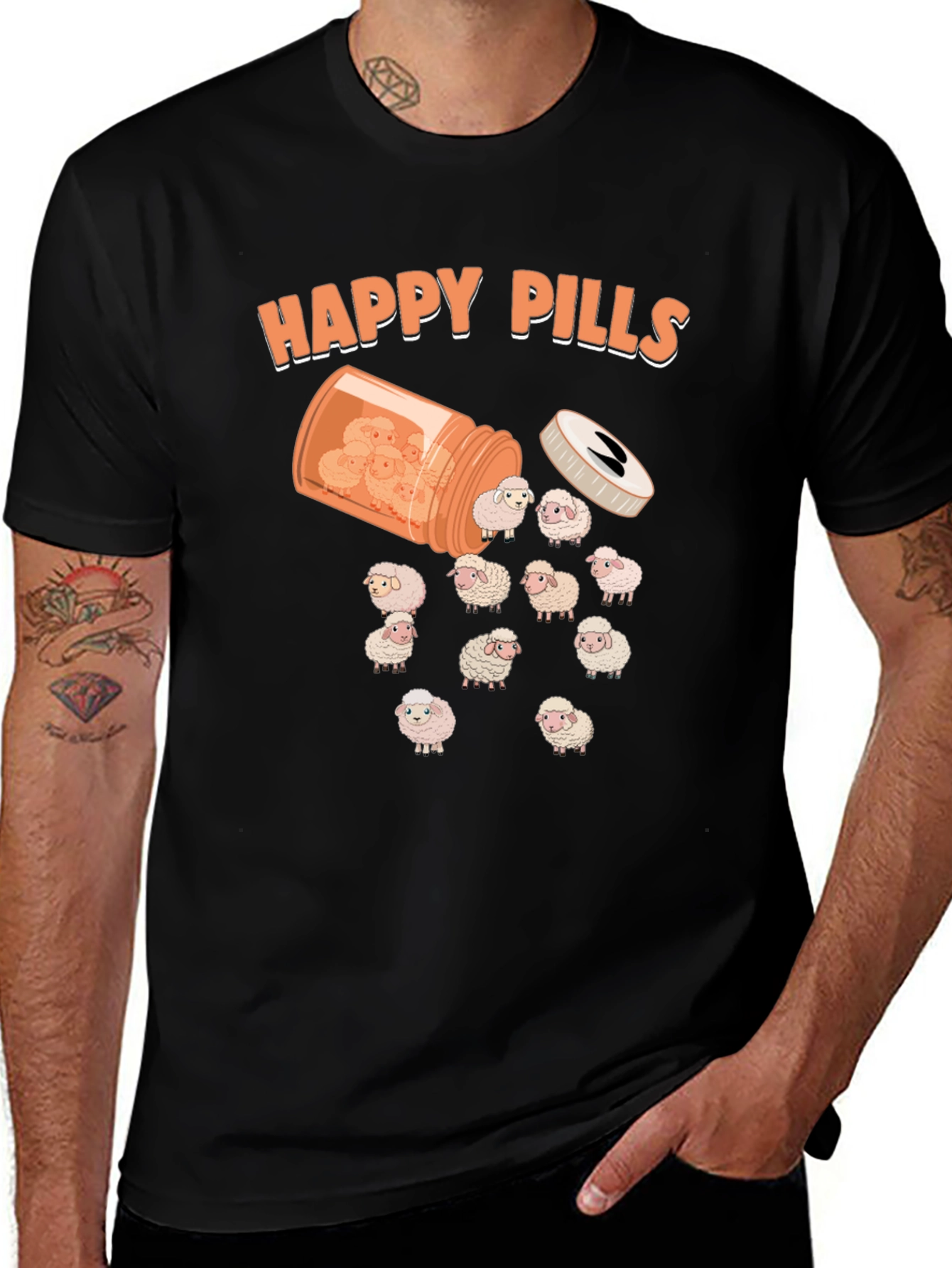 Happy Pills Sheep T-Shirt