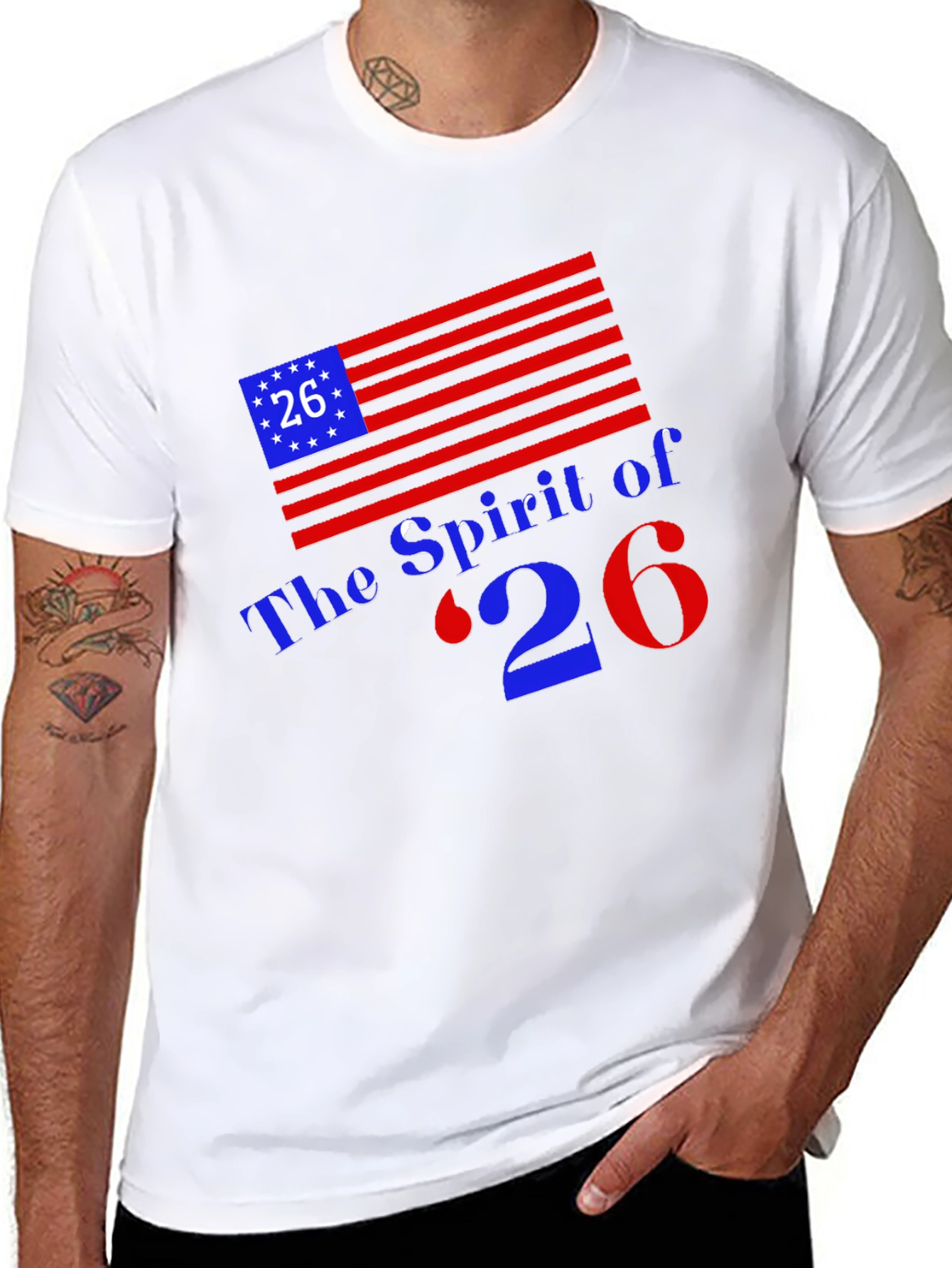 Spirit of 76 T-Shirt - Patriotic Pride