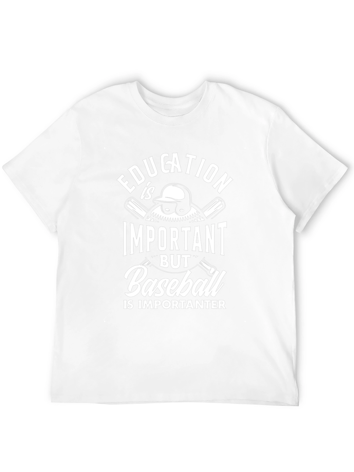 Education vs Baseball T-Shirt