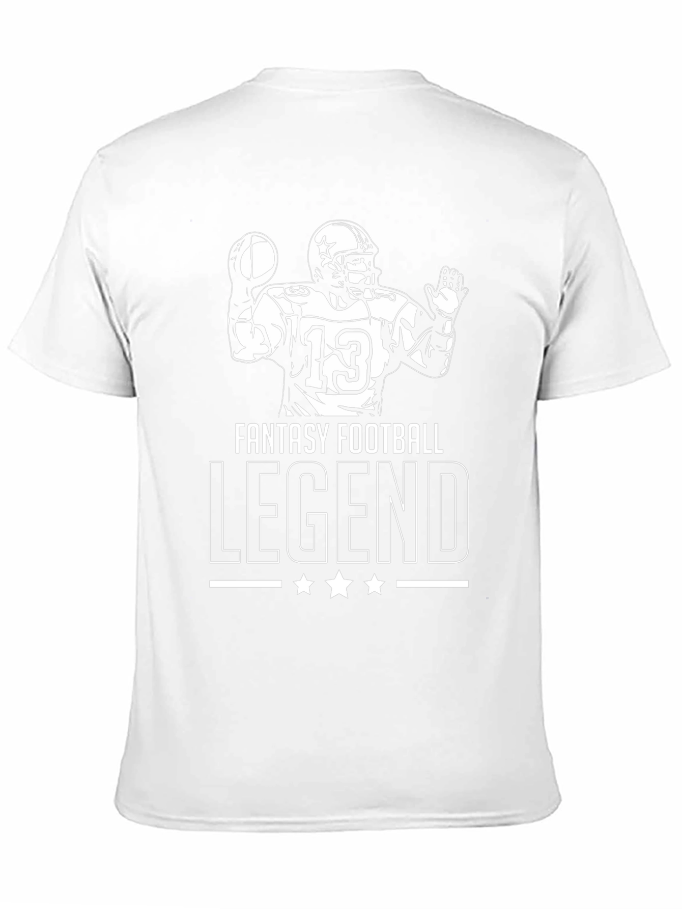 Fantasy Football Legend T-Shirt - Black Cotton Tee