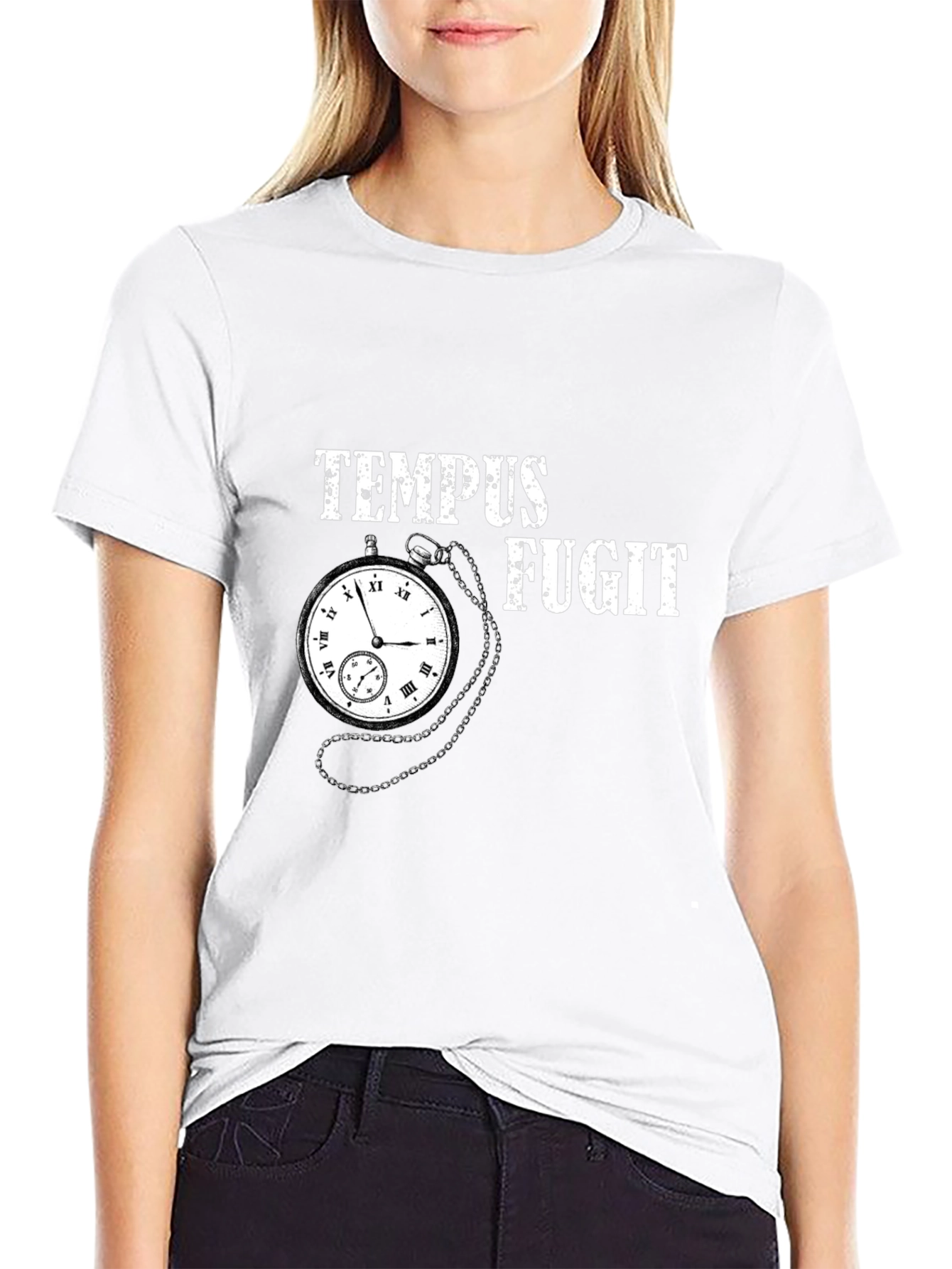 Tempus Fugit Graphic Tee - Time Flies T-Shirt