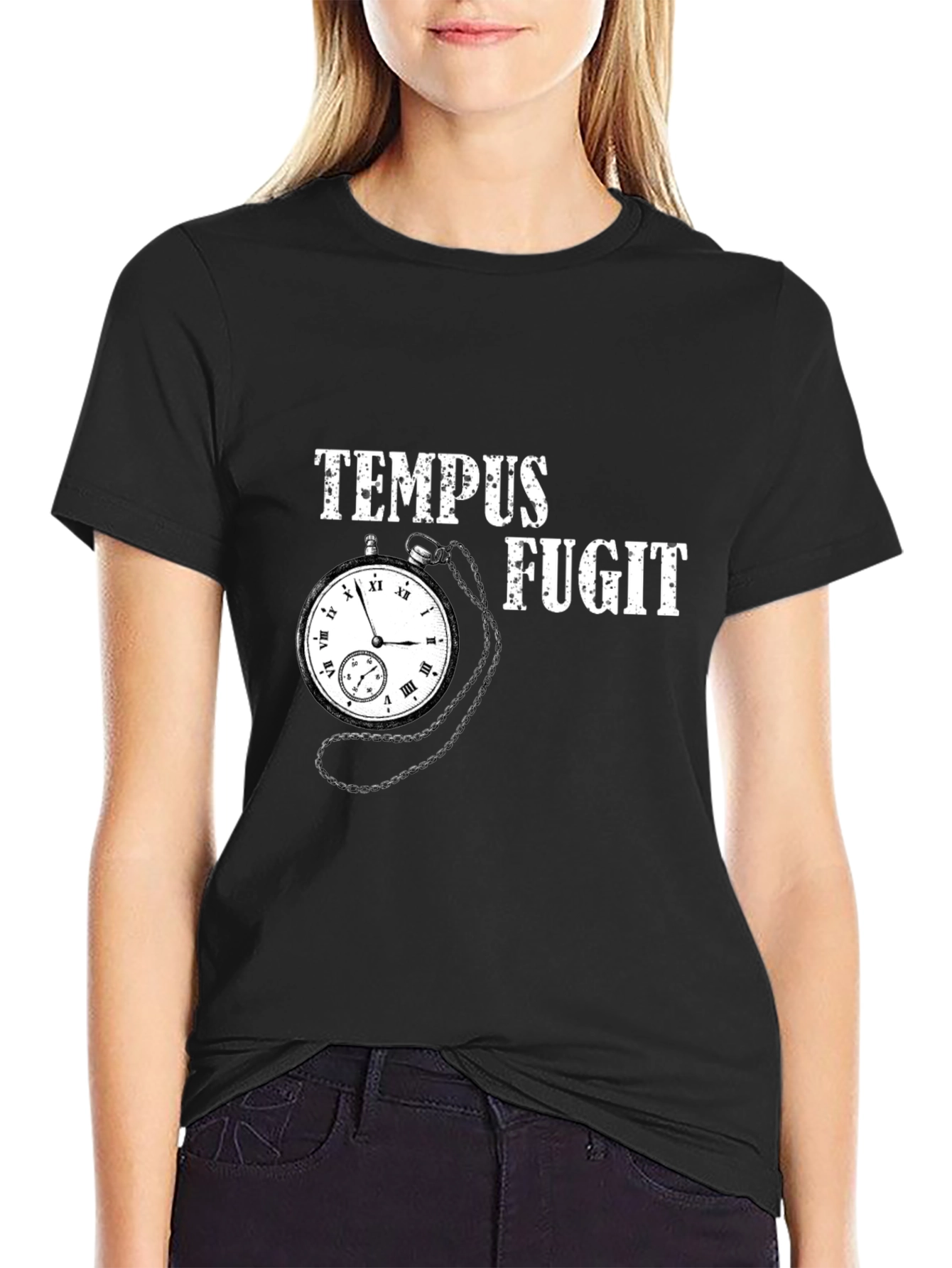Tempus Fugit Graphic Tee - Time Flies T-Shirt