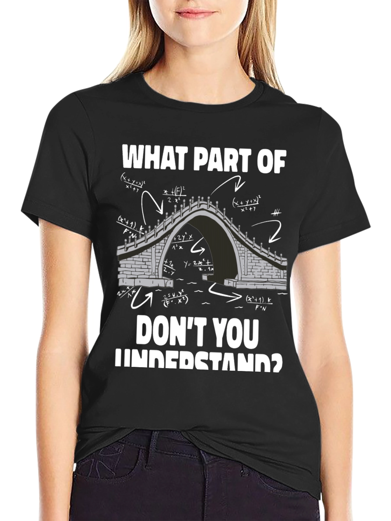 Math Bridge Graphic T-Shirt