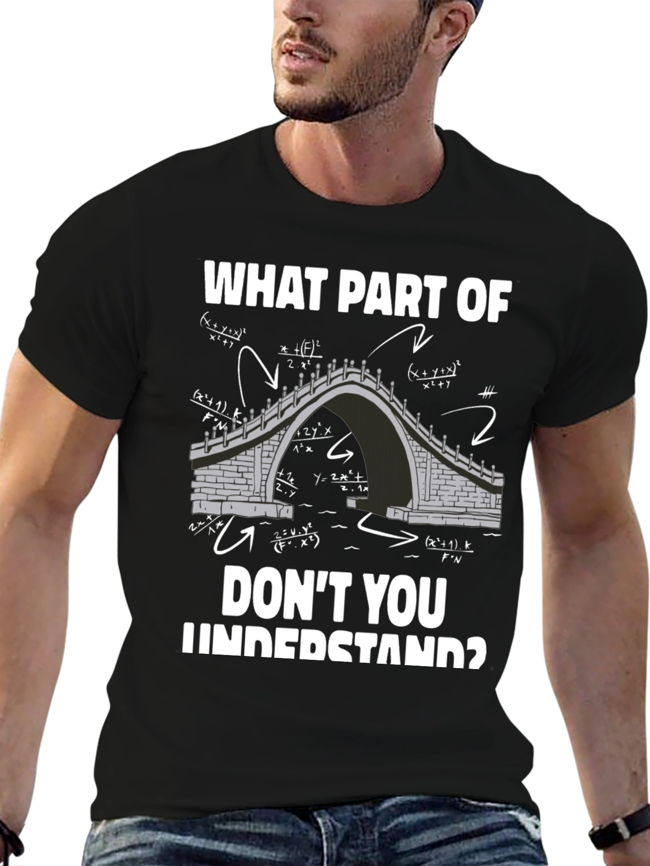 Math Bridge Graphic T-Shirt