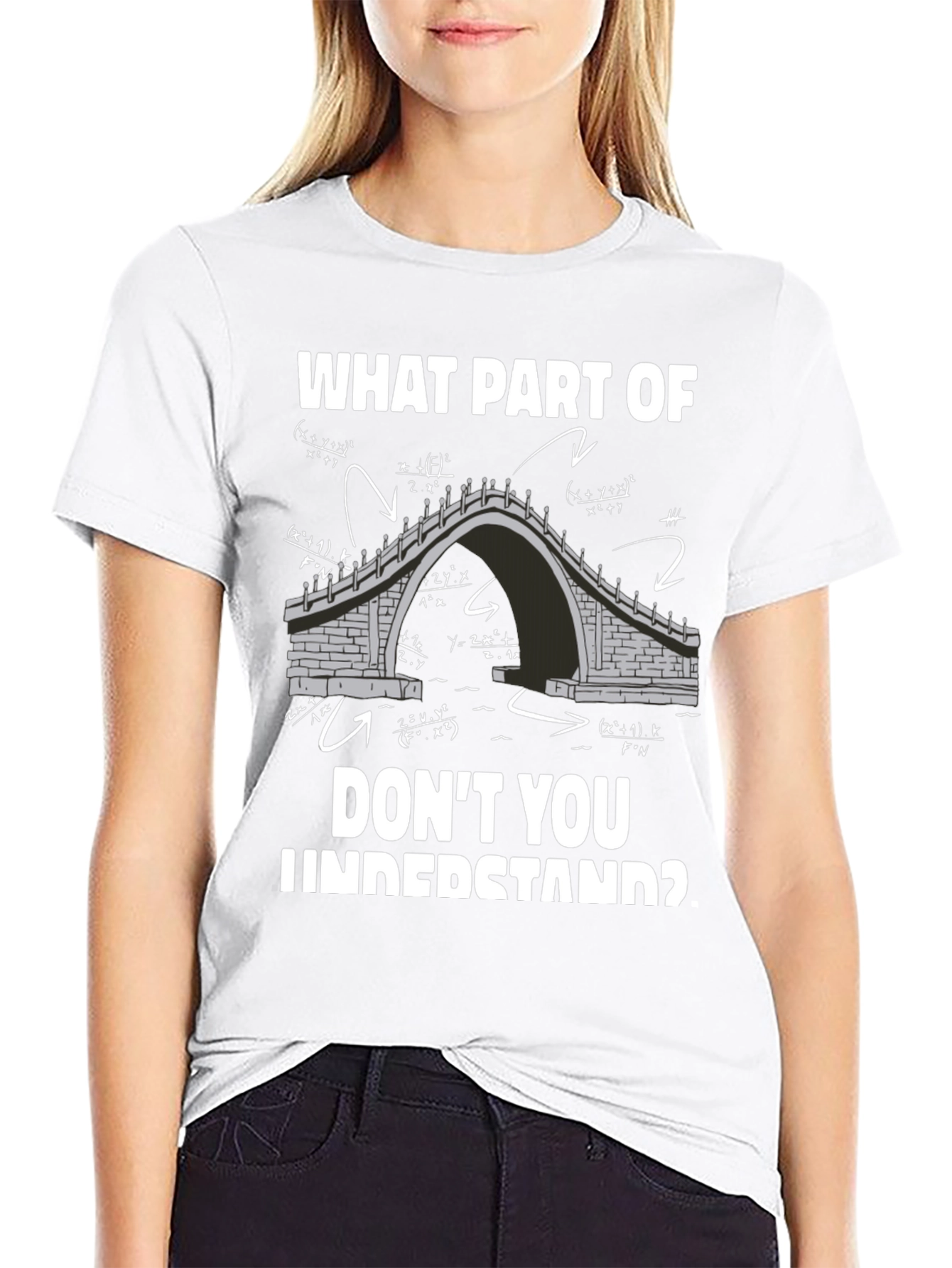 Math Bridge Graphic T-Shirt