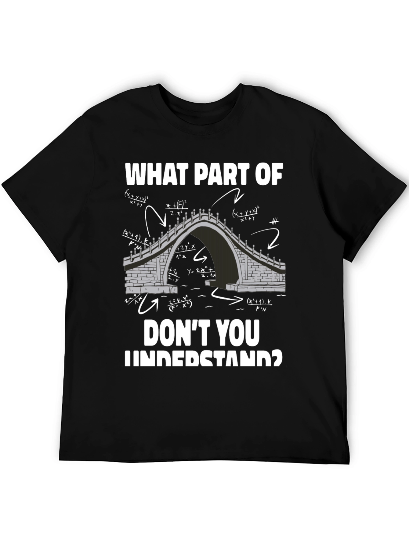 Math Bridge Graphic T-Shirt