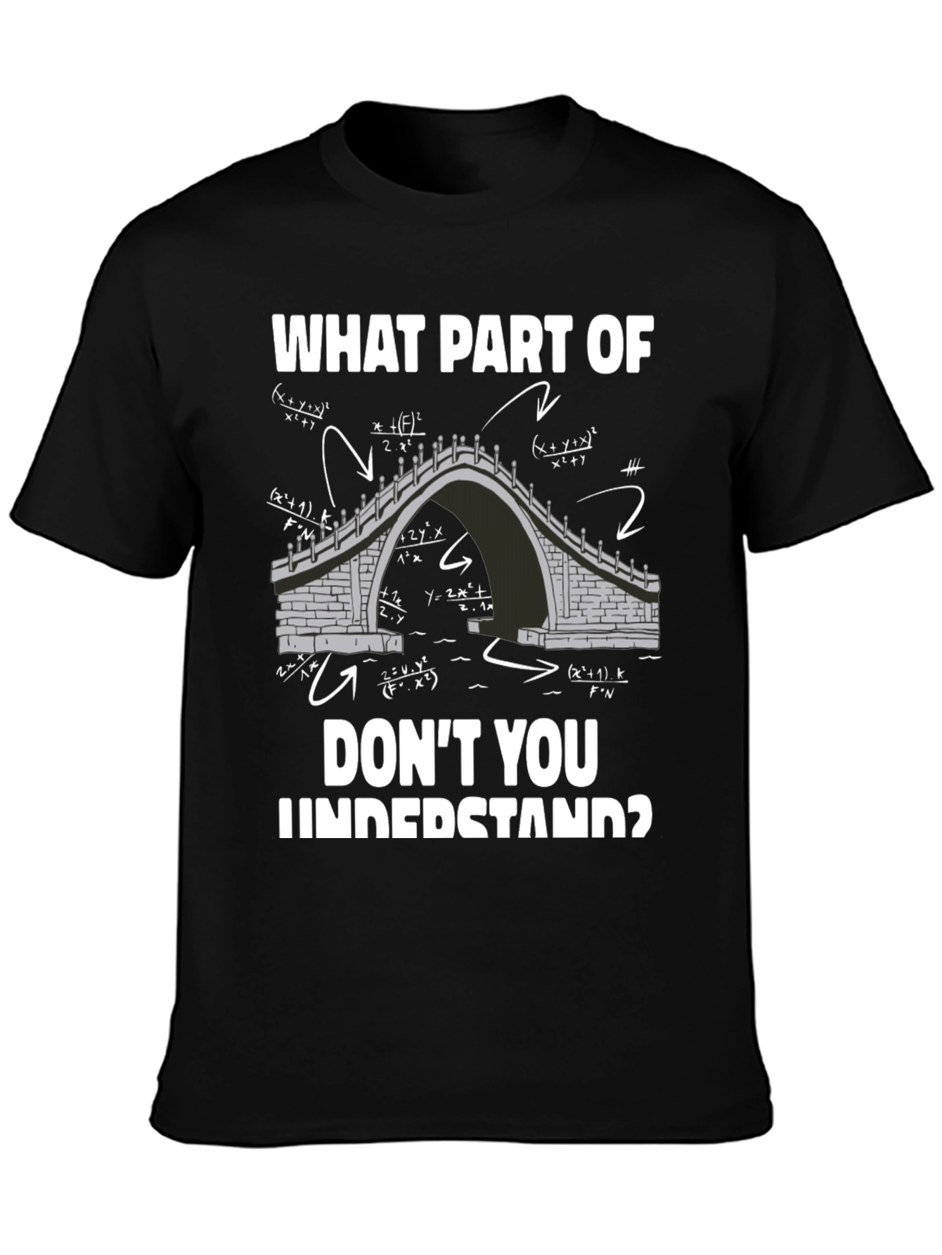 Math Bridge Graphic T-Shirt