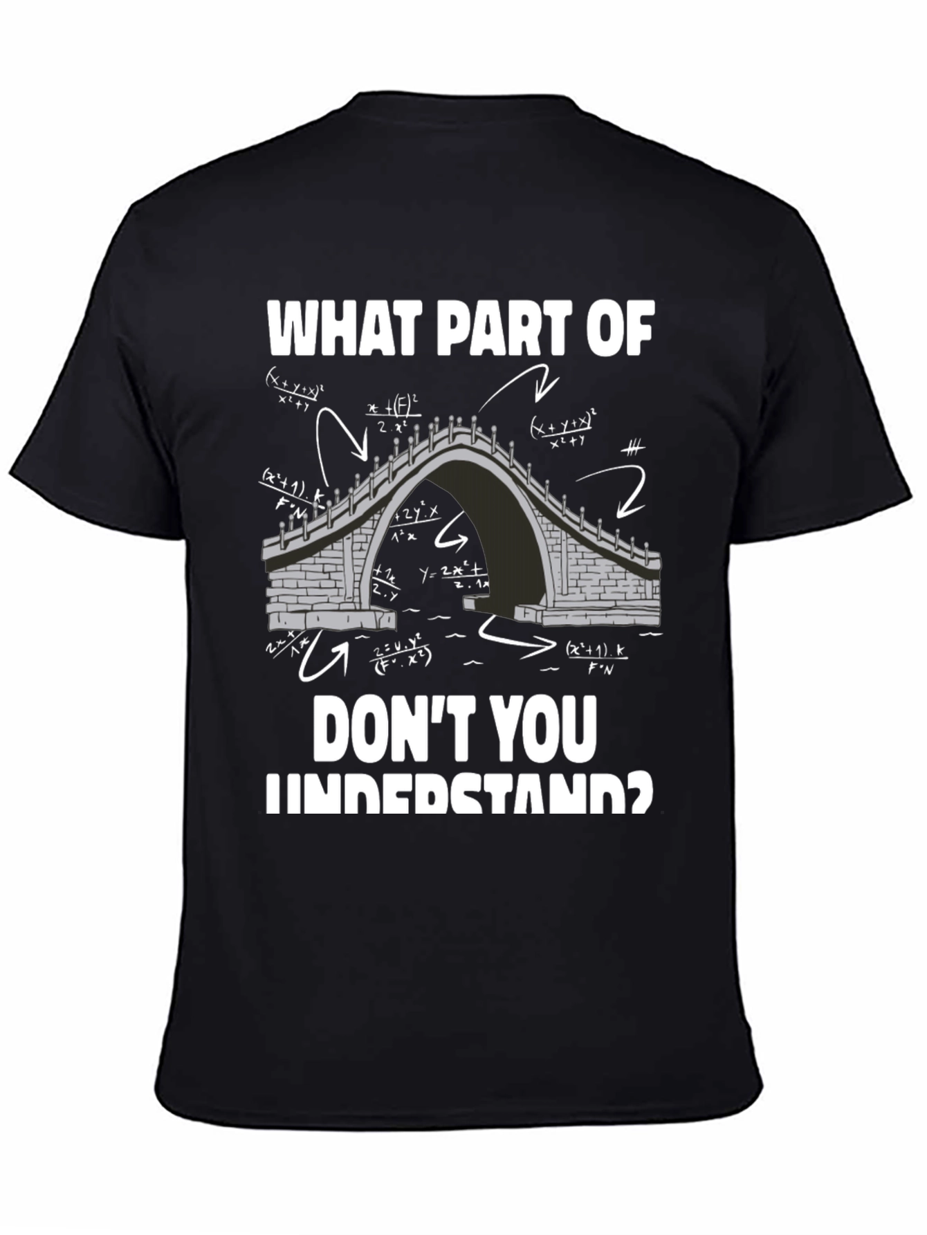 Math Bridge Graphic T-Shirt