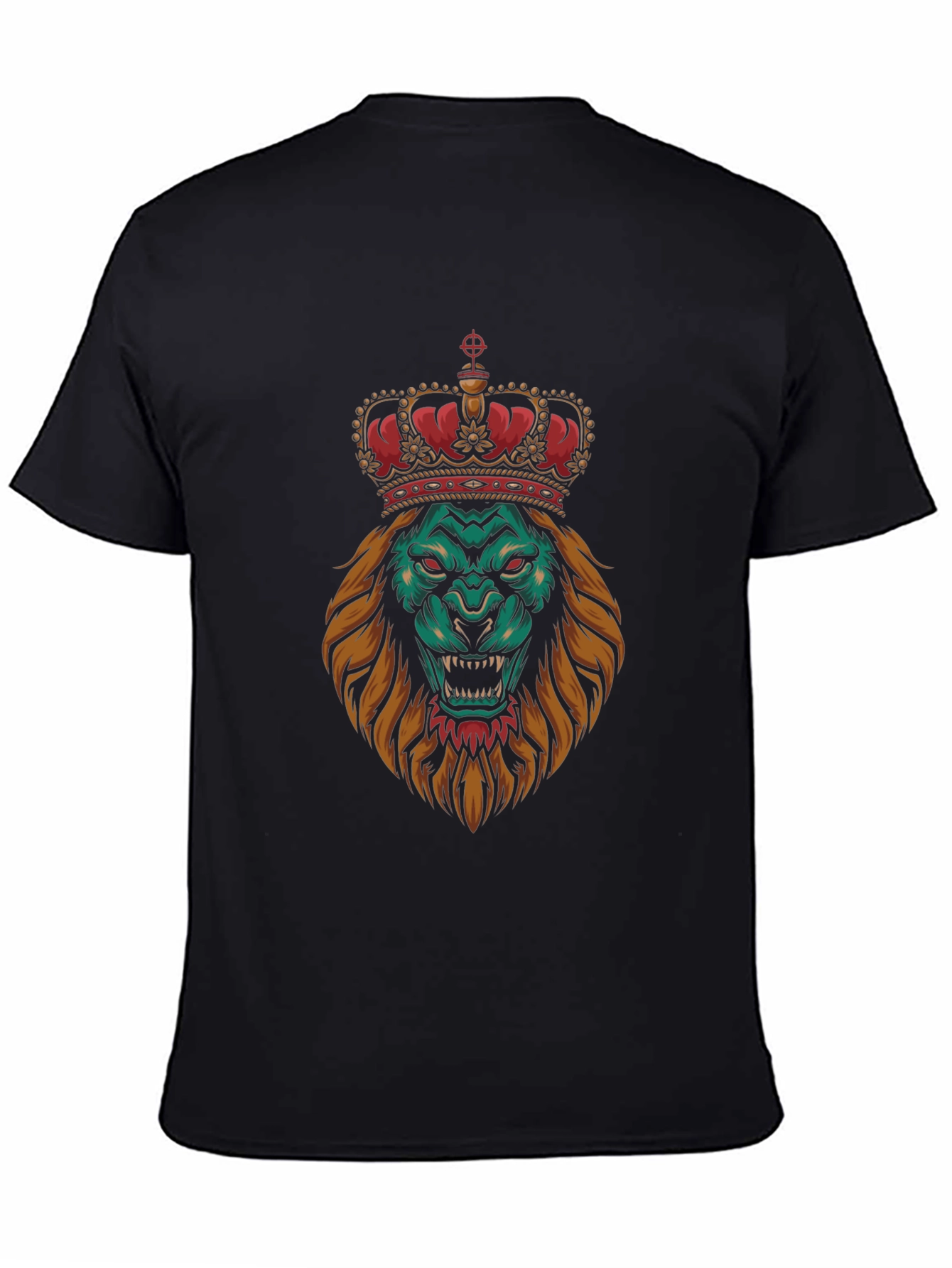 Lion King Graphic Tee - Premium Black T-Shirt